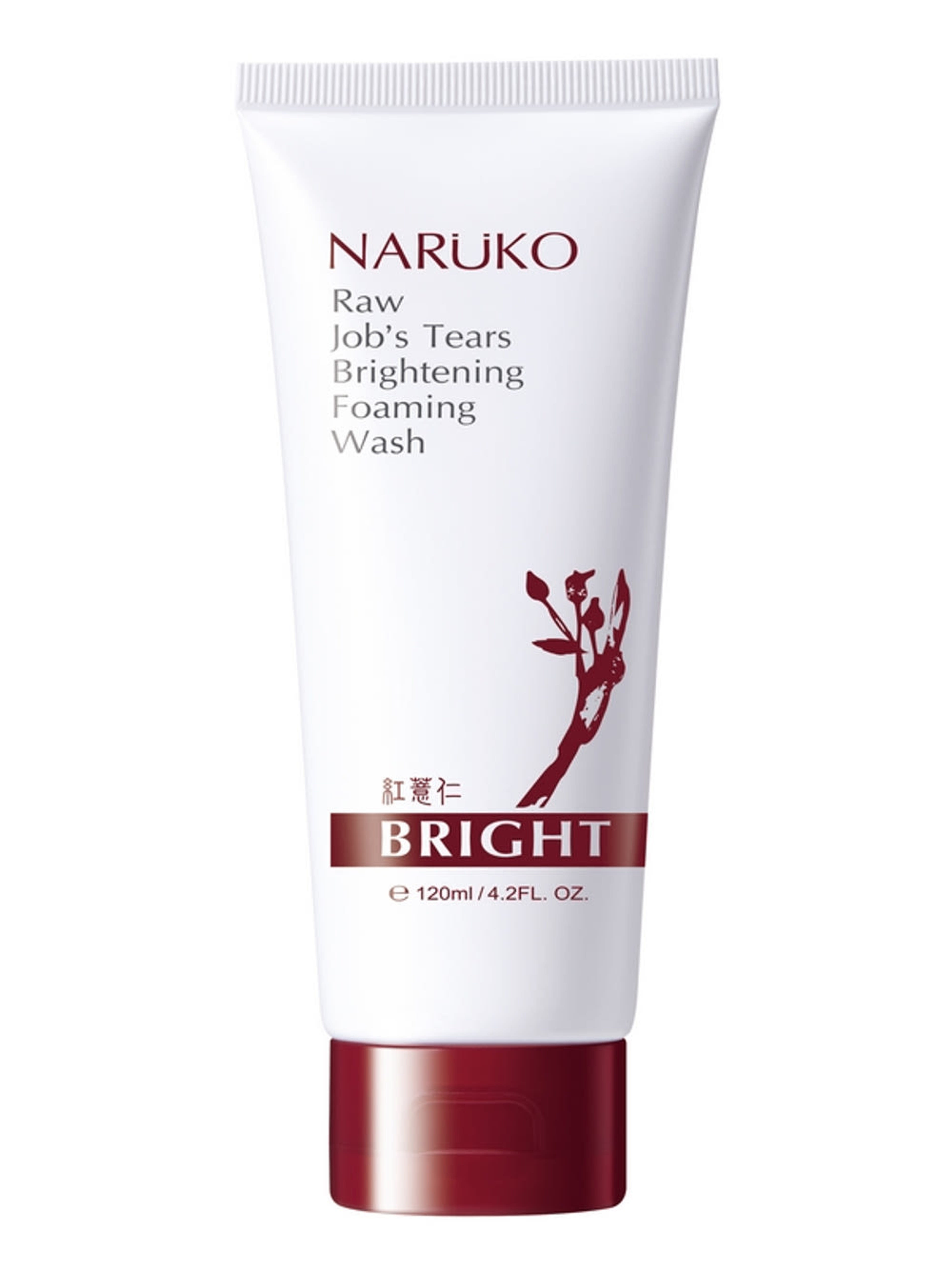 NARÜKO pórusösszehúzó és folthalványító arclemosó vörös árpával - 120 ml