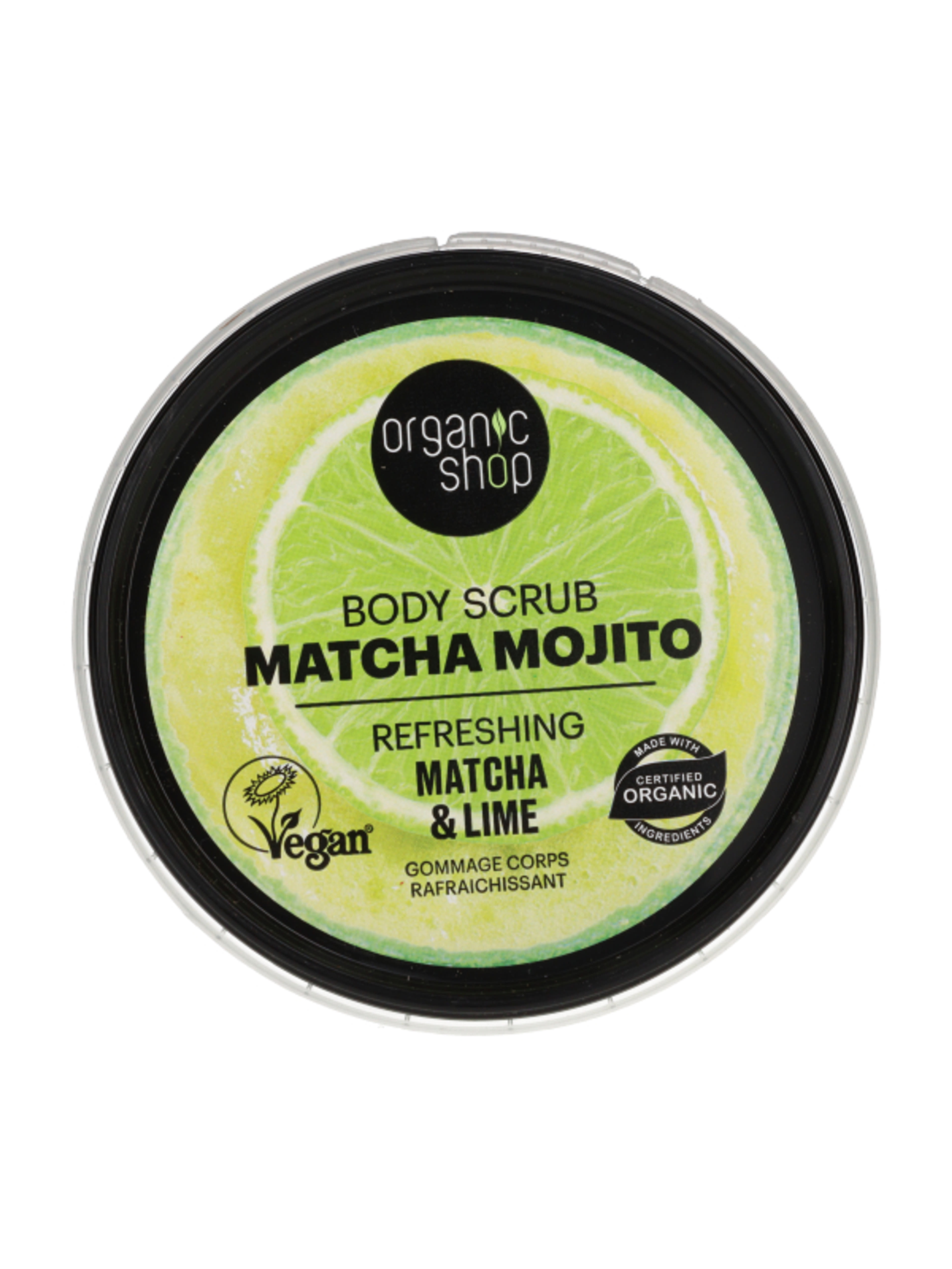 Organic Shop Matcha Mojit Frissítő testradír - 250 ml