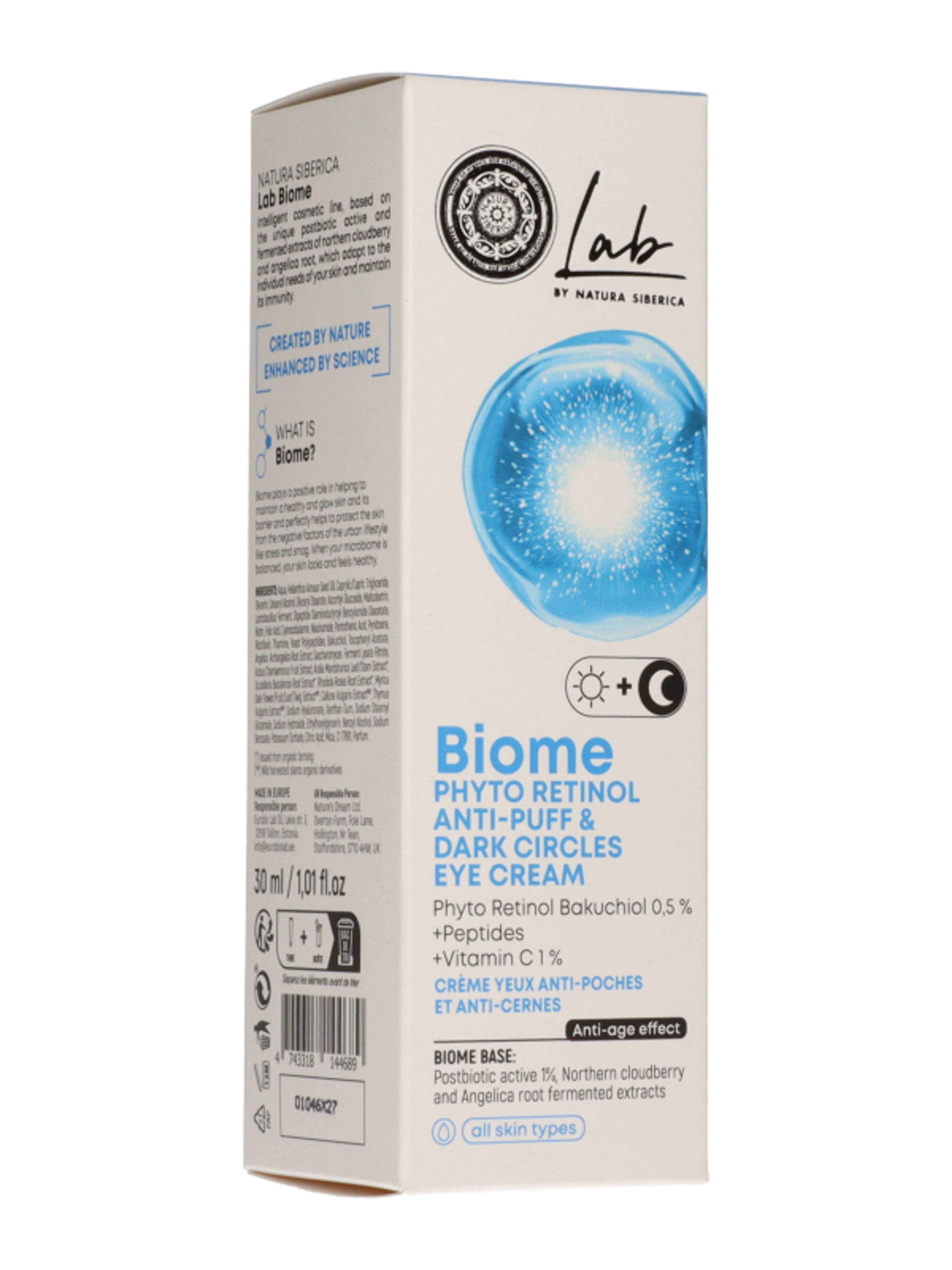 Natura Siberica Lab Biome szemkörnyékápoló fitoretinollal - 30 ml-4