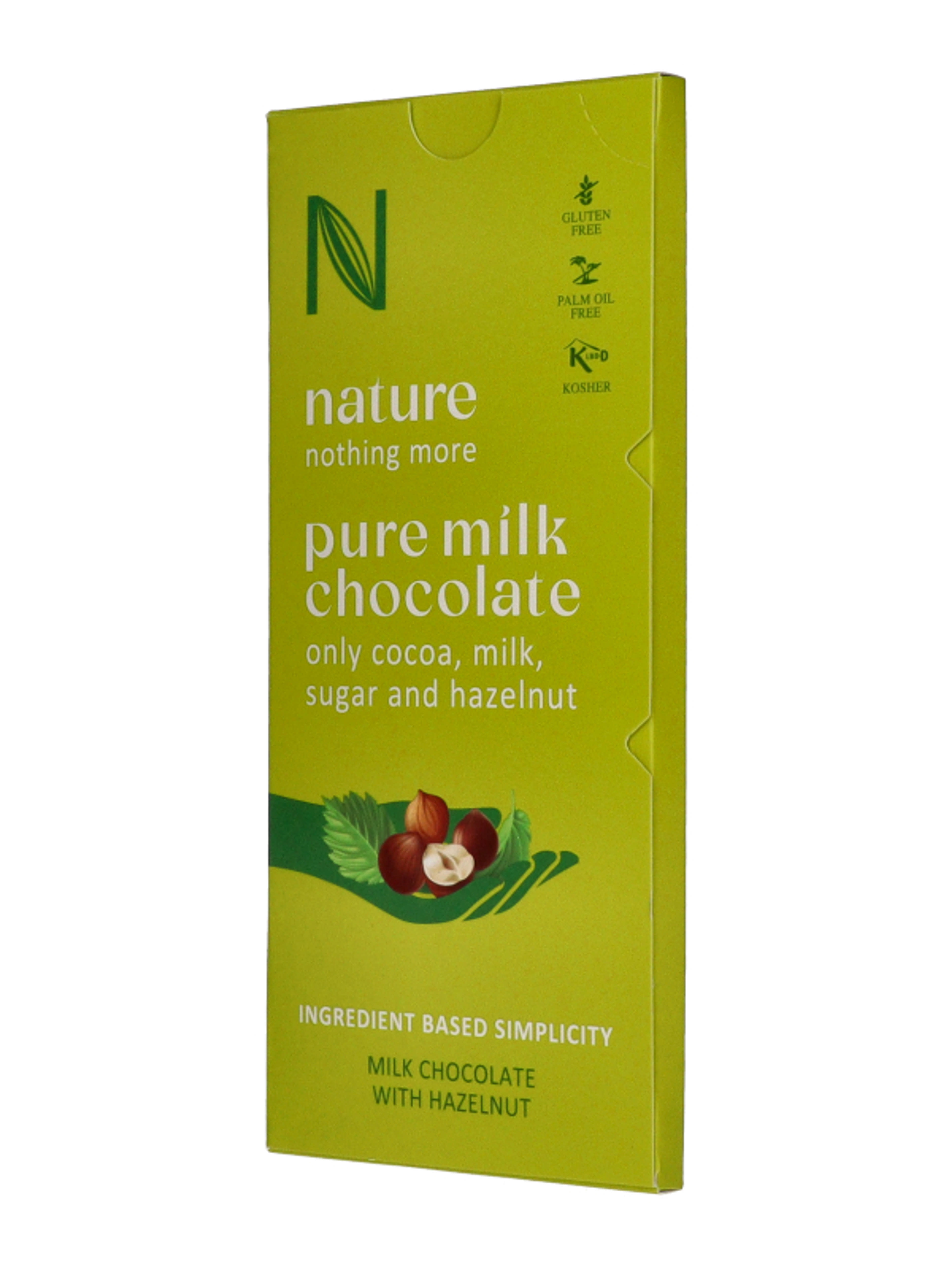 N Nature mogyorós tejcsokoládé - 80 g-2