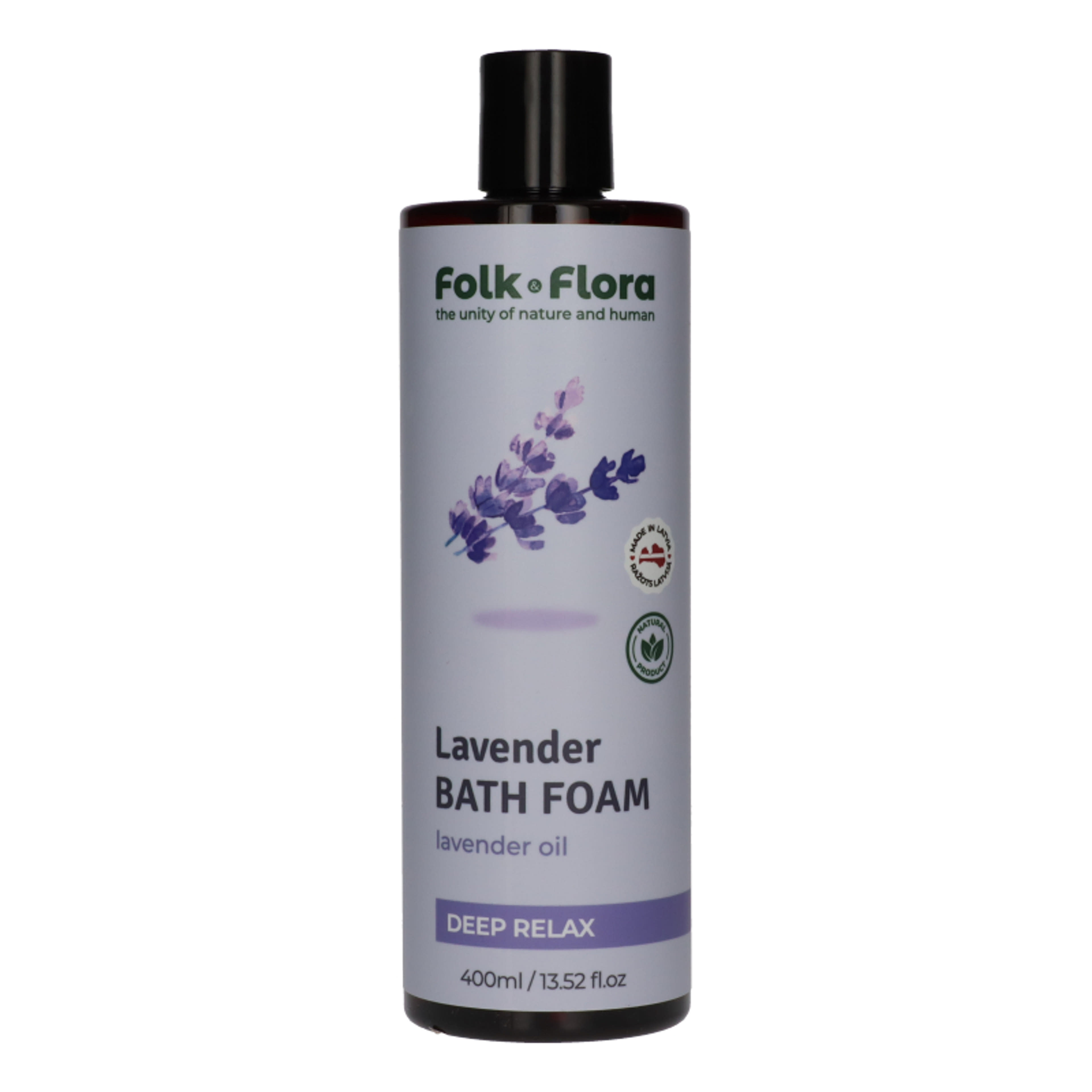 Folk&Flora habfürdő yugtató levendula illóolajjal - 400 ml