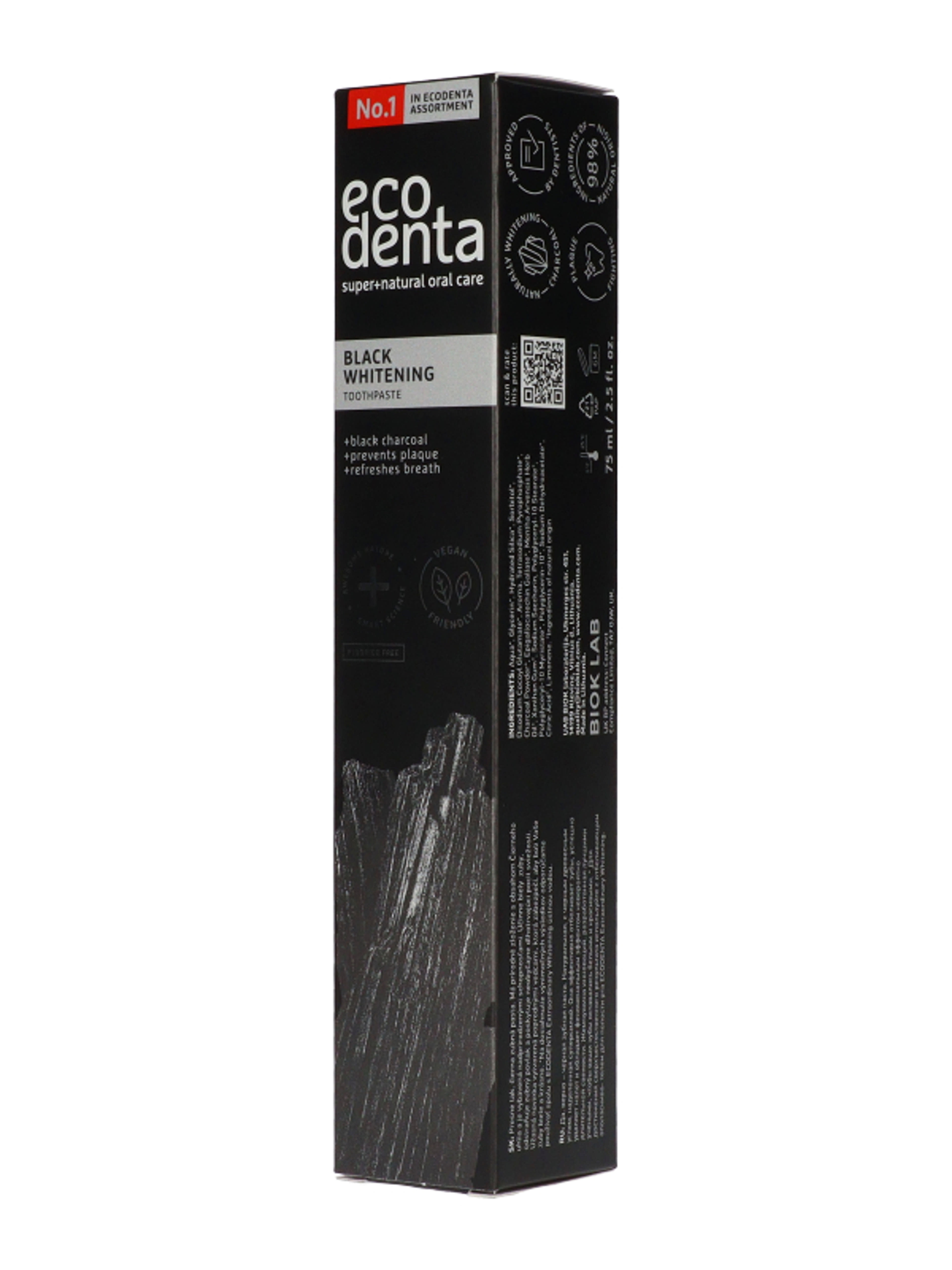 Ecodenta Expert Line fehérítő fogkrém fekete szénnel - 75 ml-3