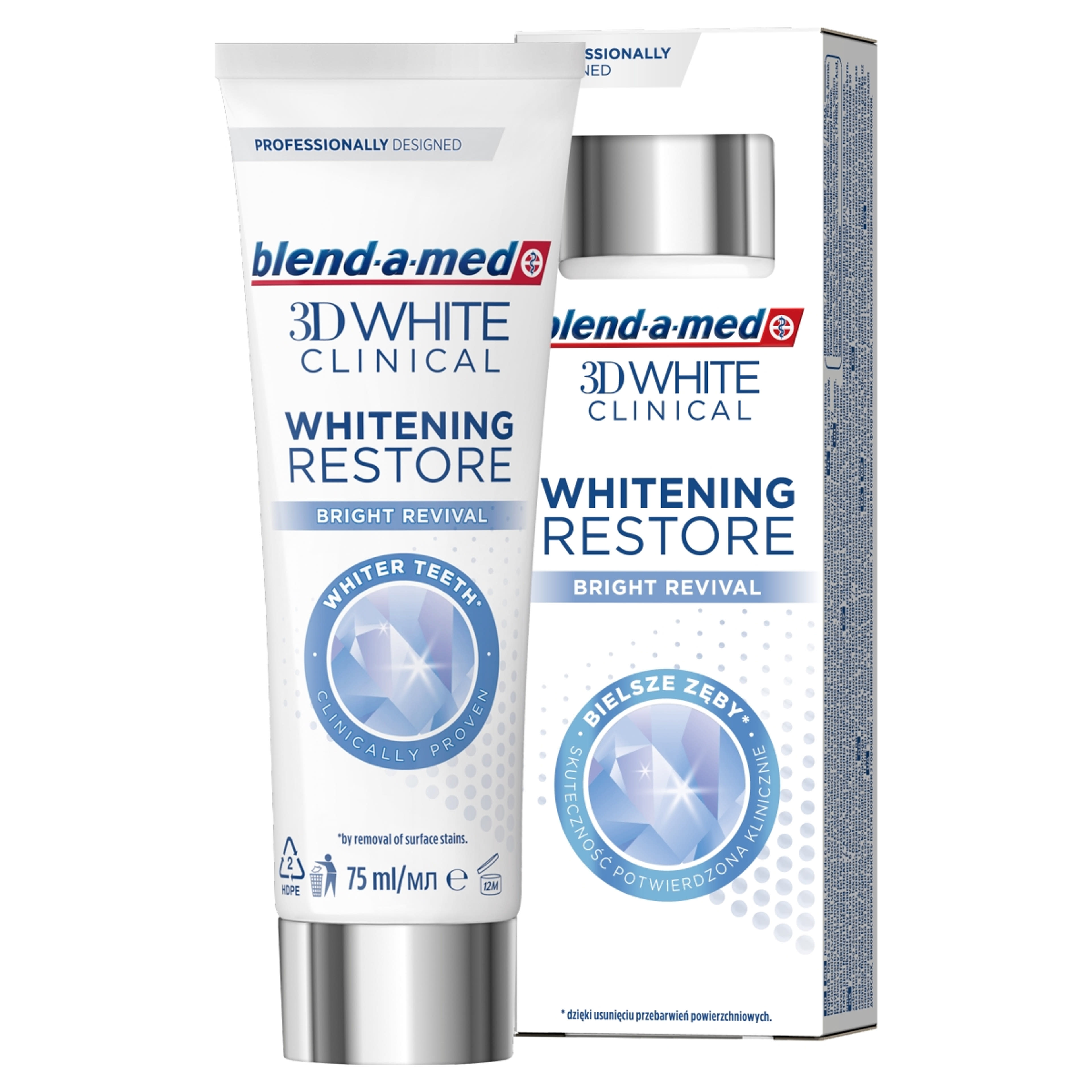 Blend-a-med 3D White Clinical Bright Revival fogkrém - 75 ml-5