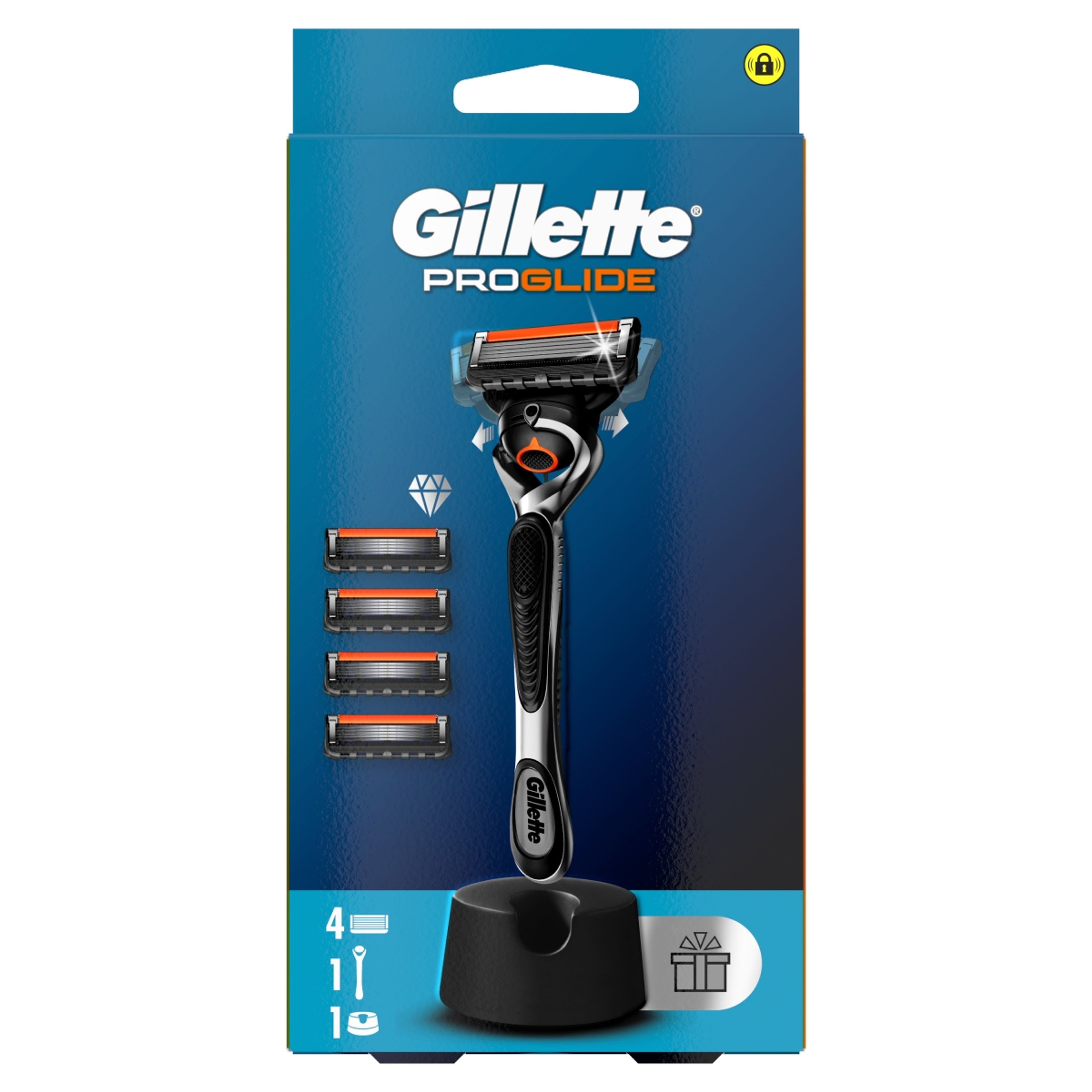 Gillette ProGlide férfi borotva + 5 db borotvabetéttel - 1 db