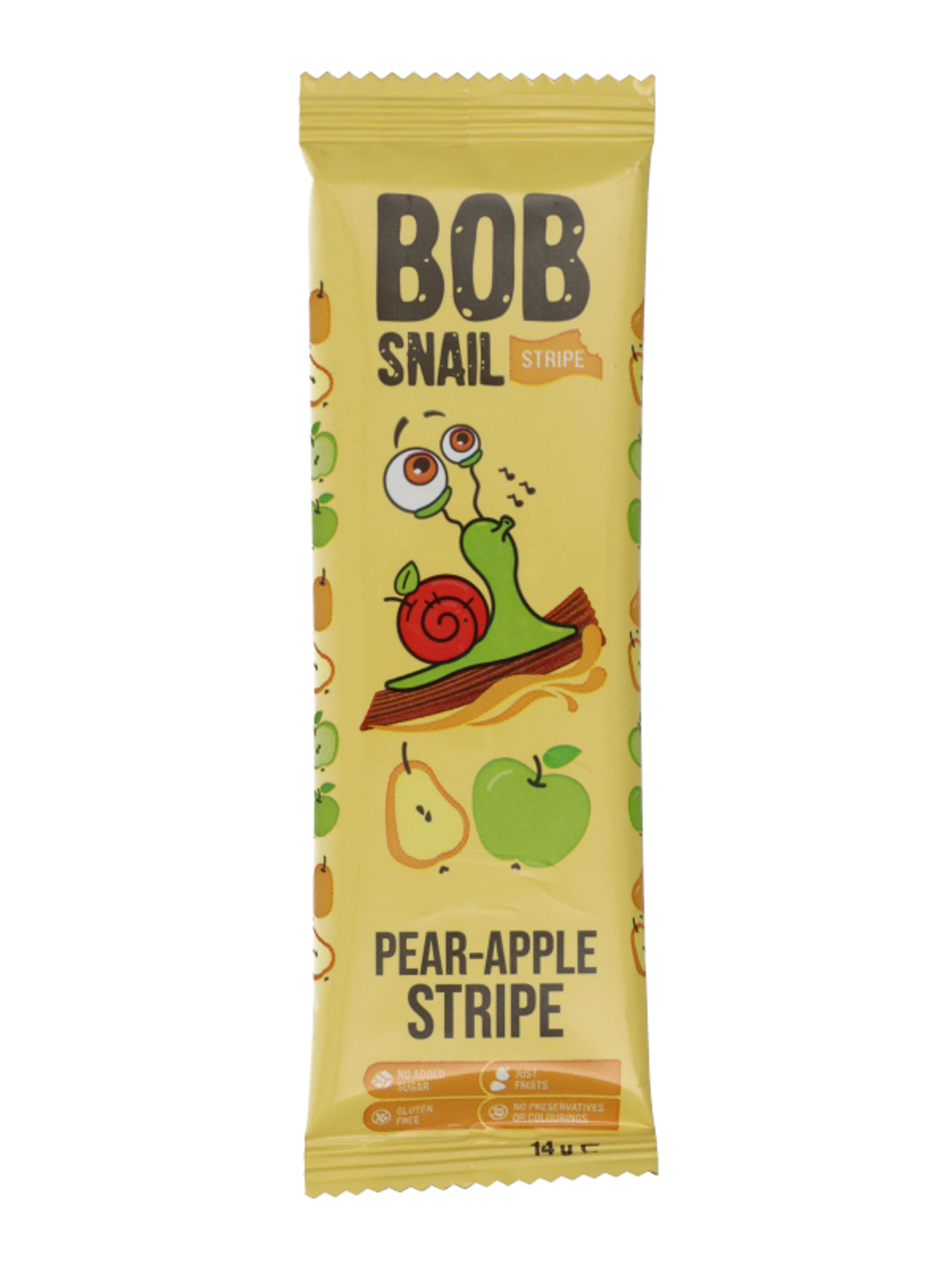 Bob Snail gyümölcsszelet körte-alma - 14 g