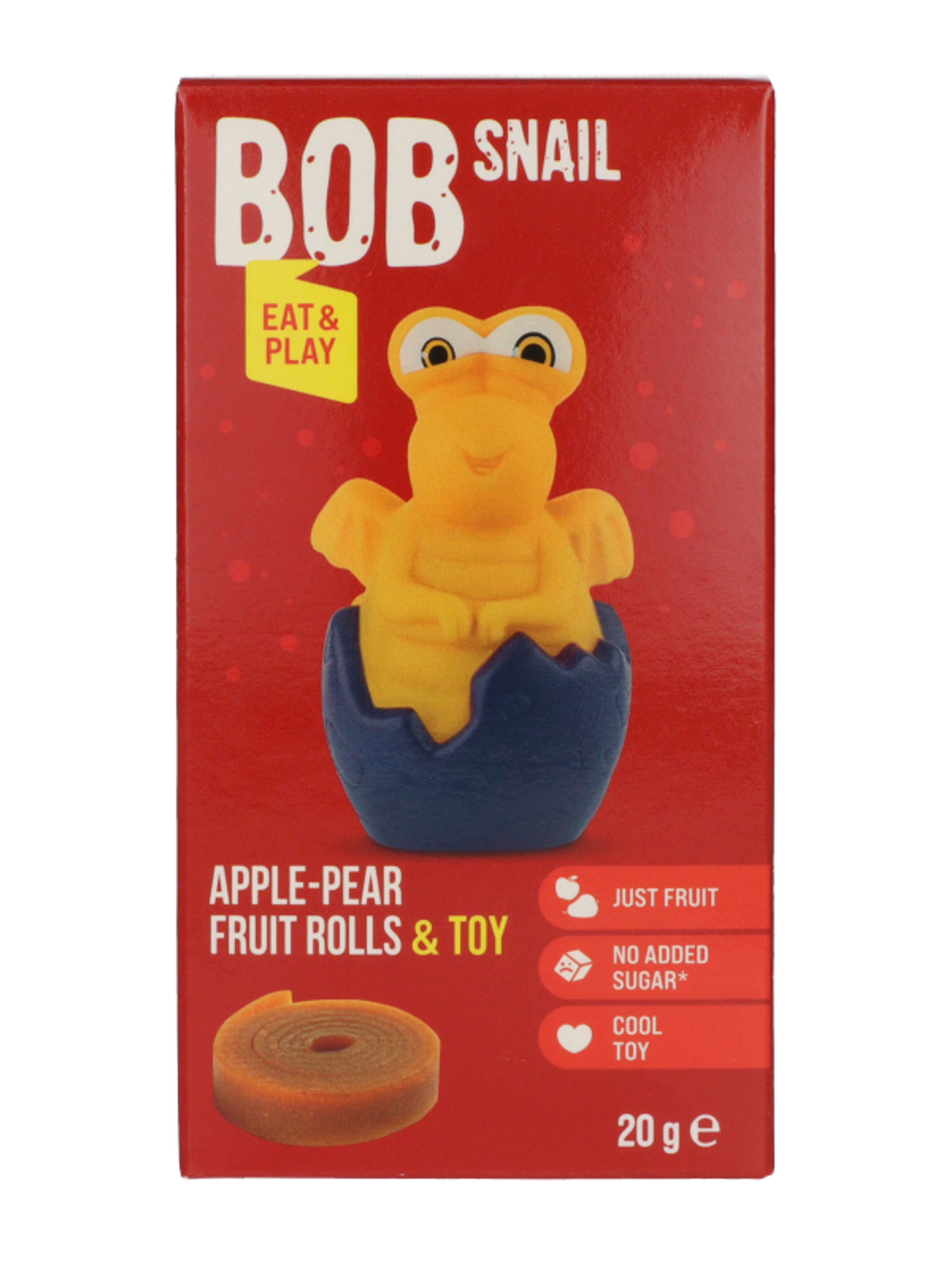 Bob Snail Eat&Play gyümölcstekercs játékkal - 20 g