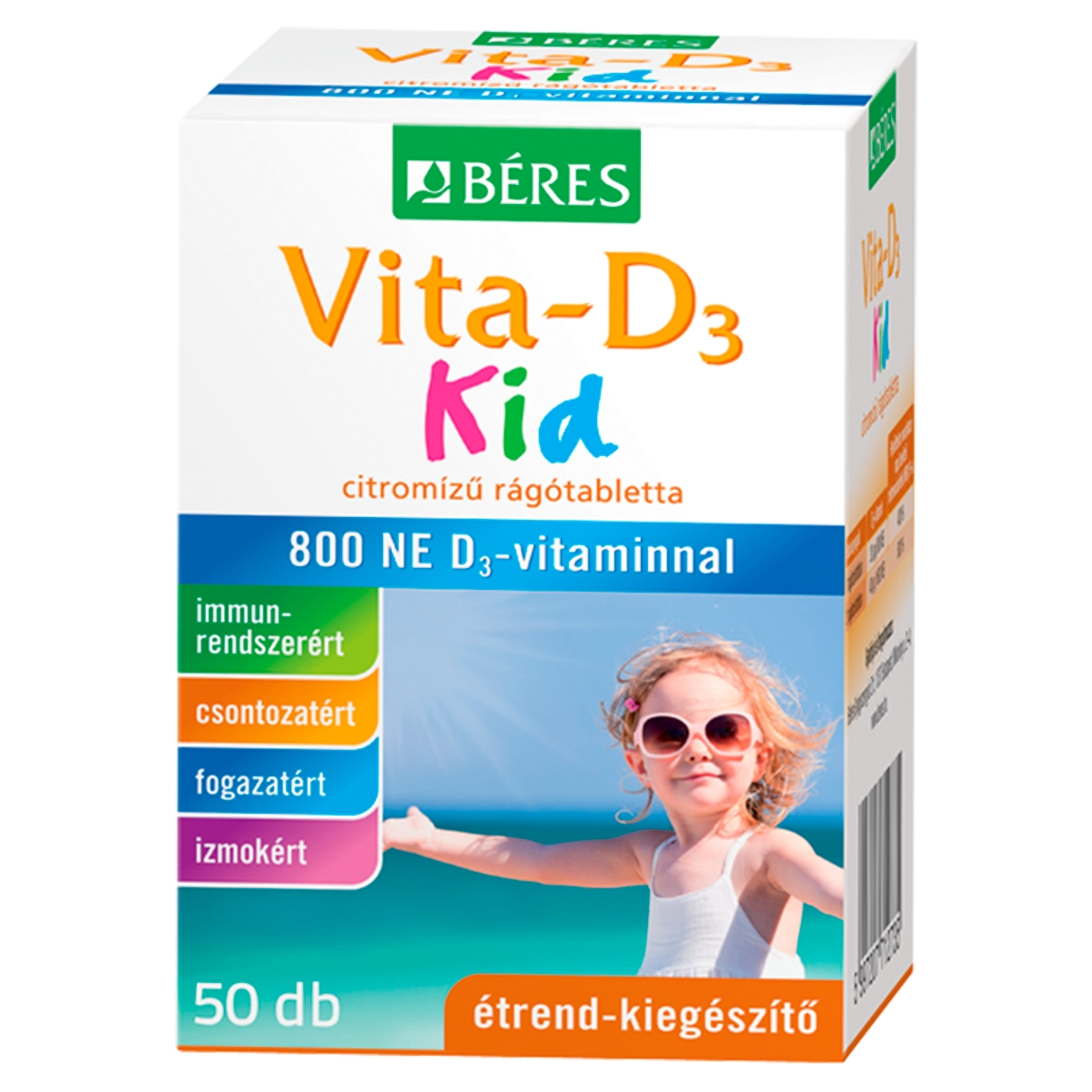 Béres vita D-3 kid 800Ne rágótabletta - 50 db-2
