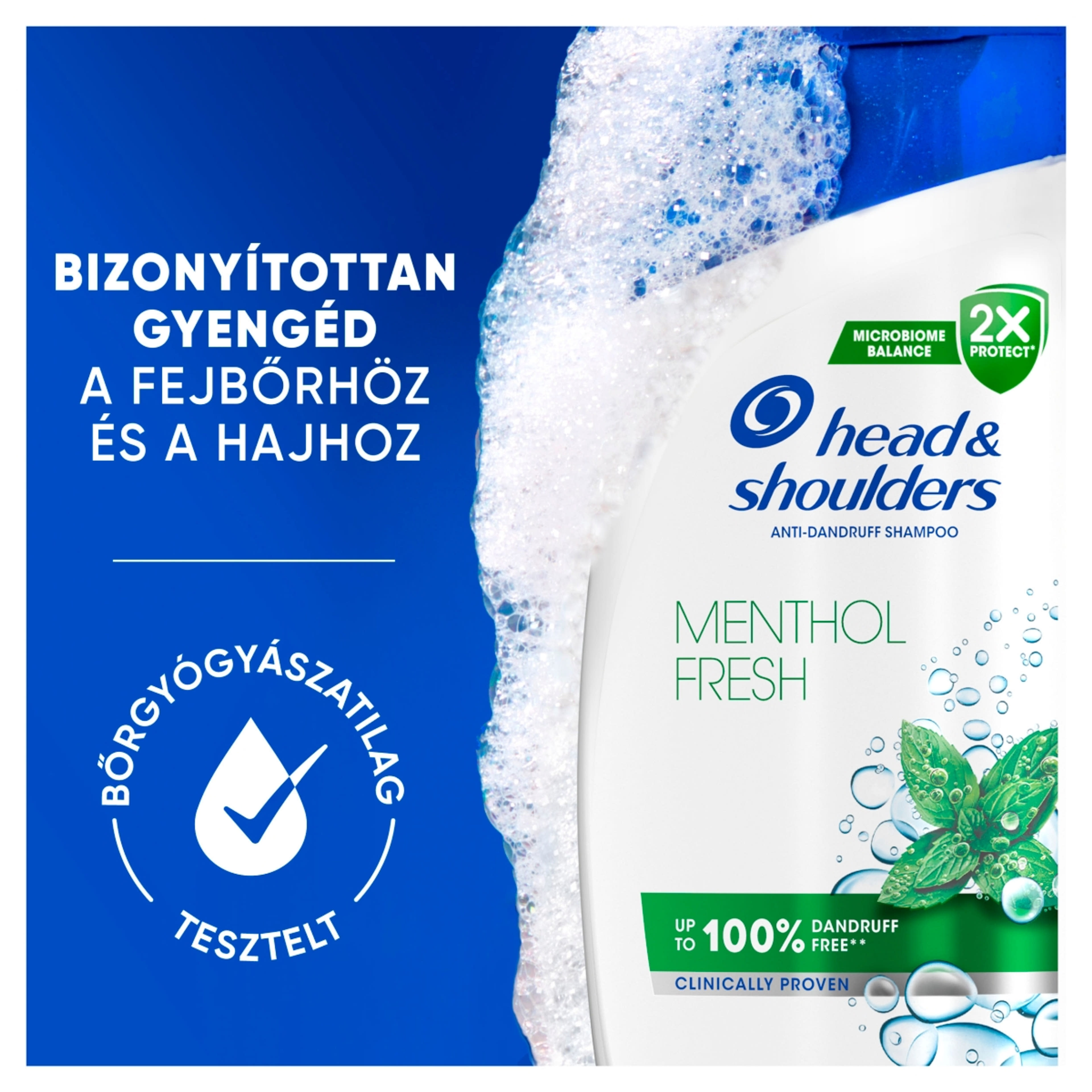 Head & Shoulders Menthol Korpáspdás Elleni sampon - 400 ml-5
