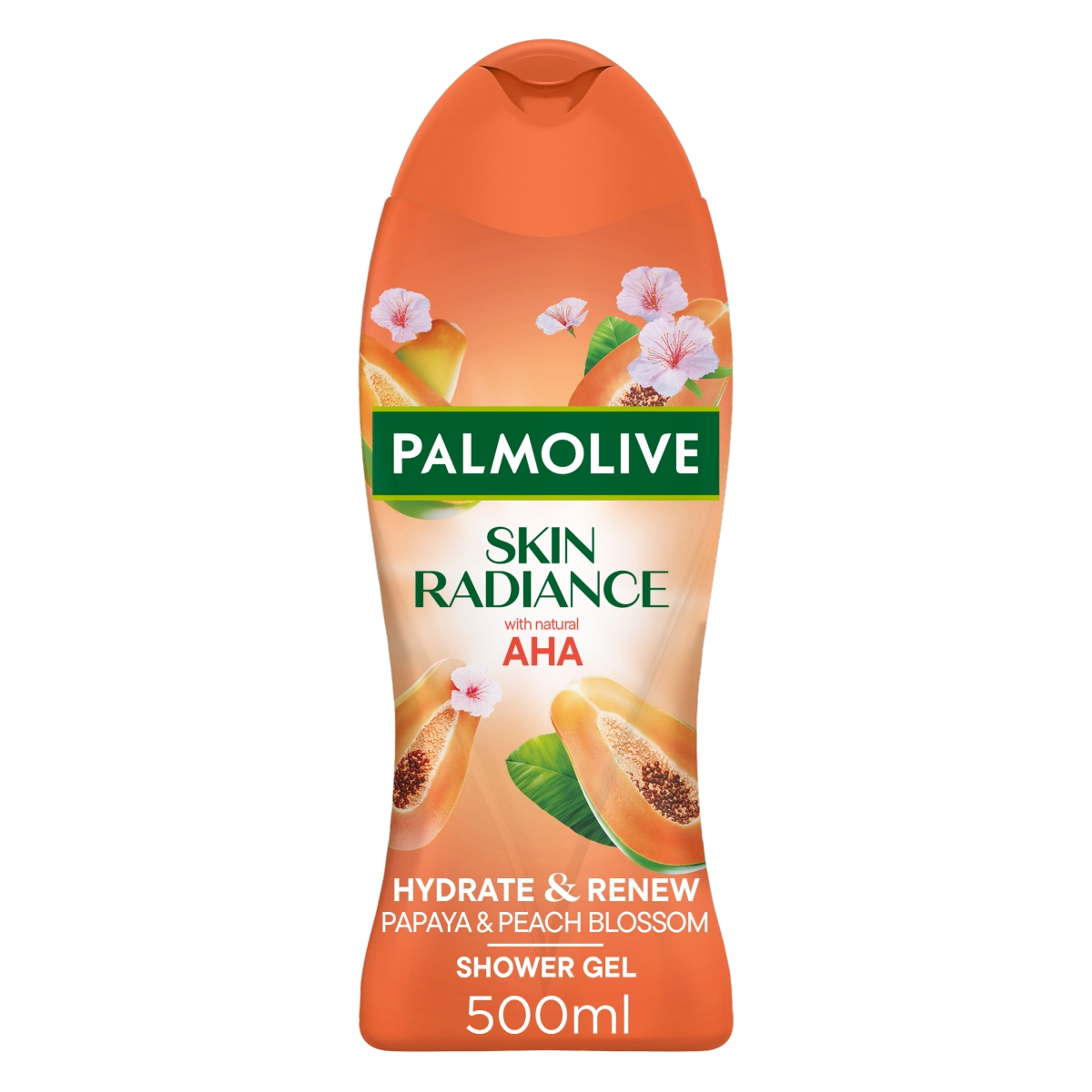 Palmolive Skin Radiance Papaya & Peach AHA savas tusfürdő - 500 ml-1
