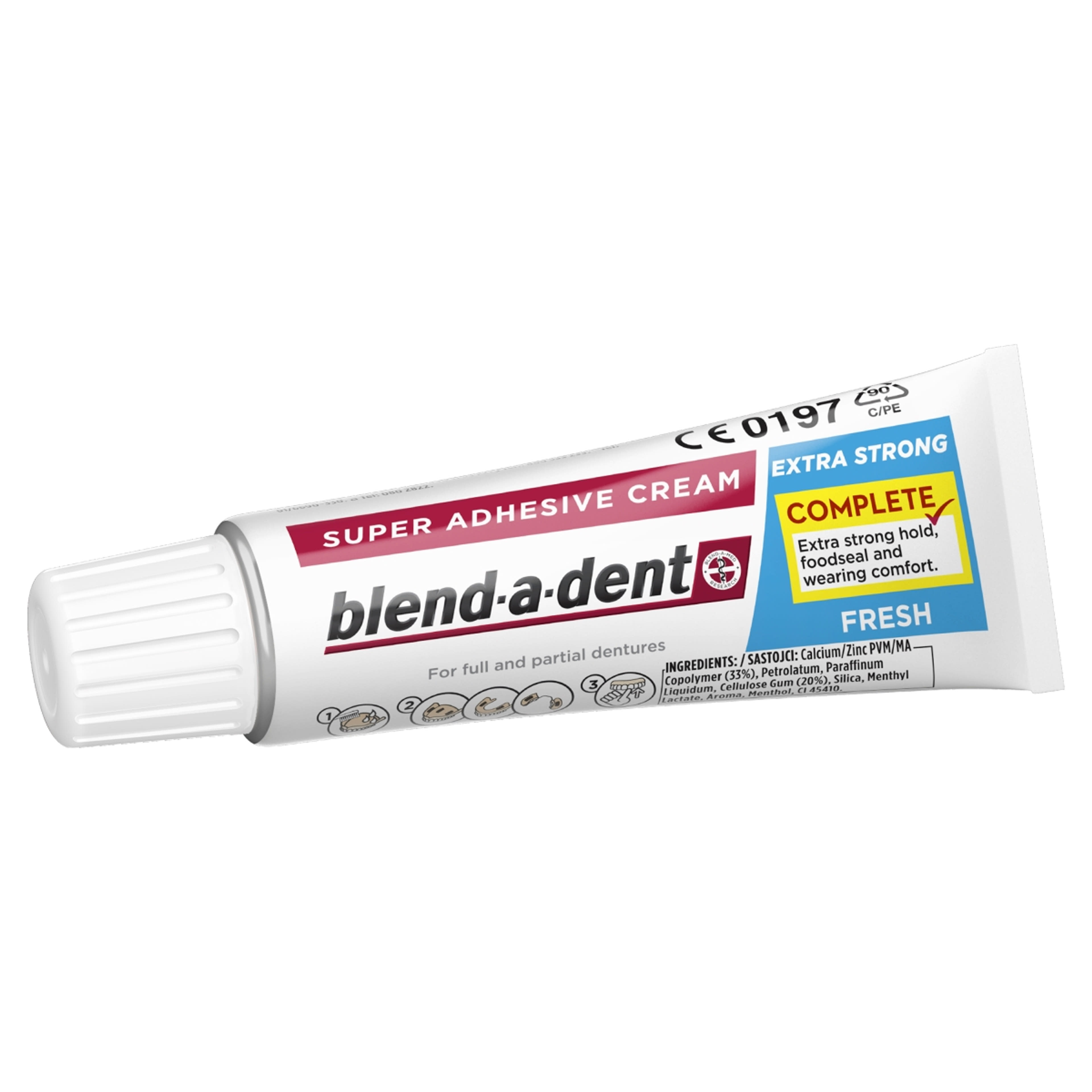 Blend-A-Dent Complete Fresh műfogsorrögzítő krém - 47 g-9