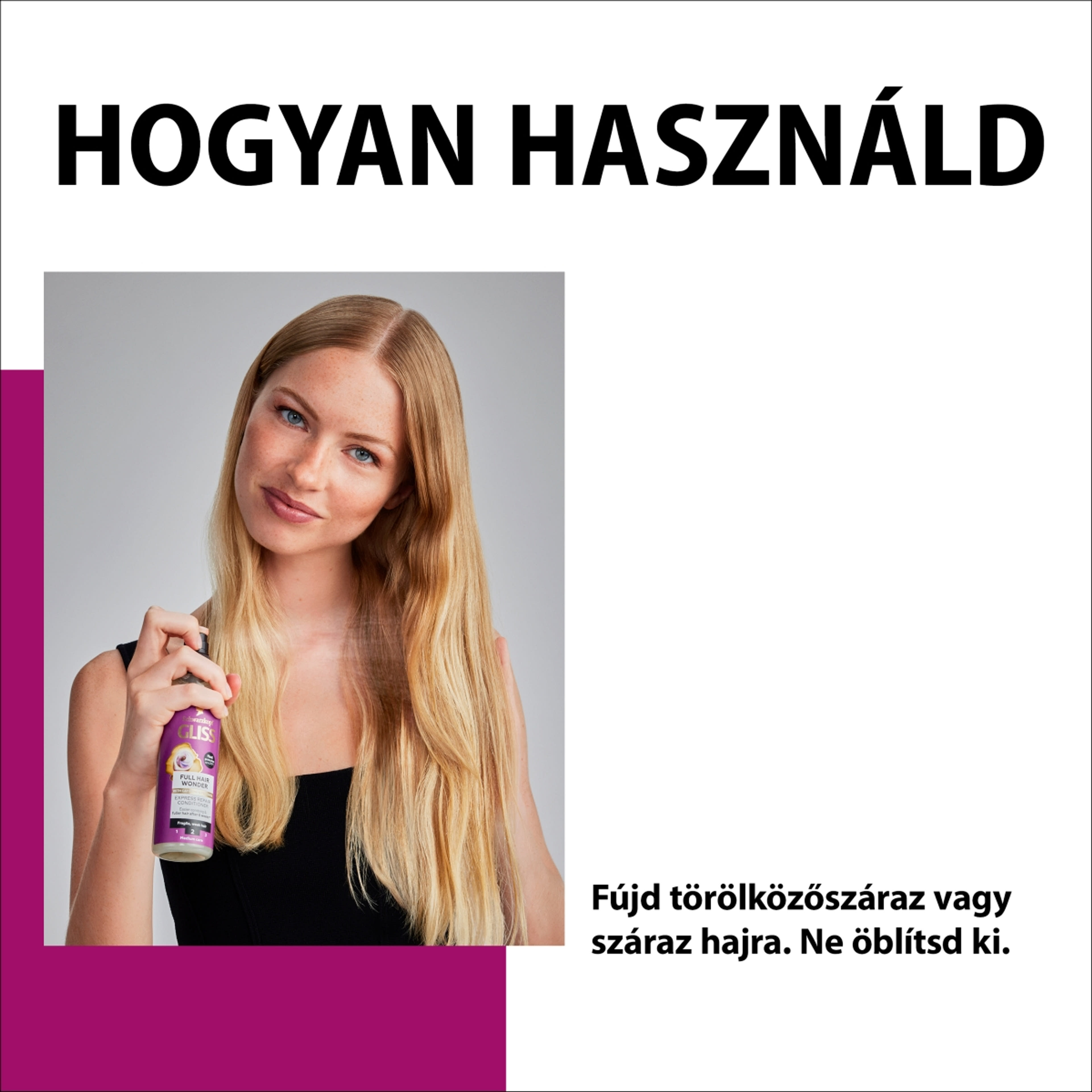 Gliss Full Hair Wonder Express Repair hajbalzsam - 200 ml-7