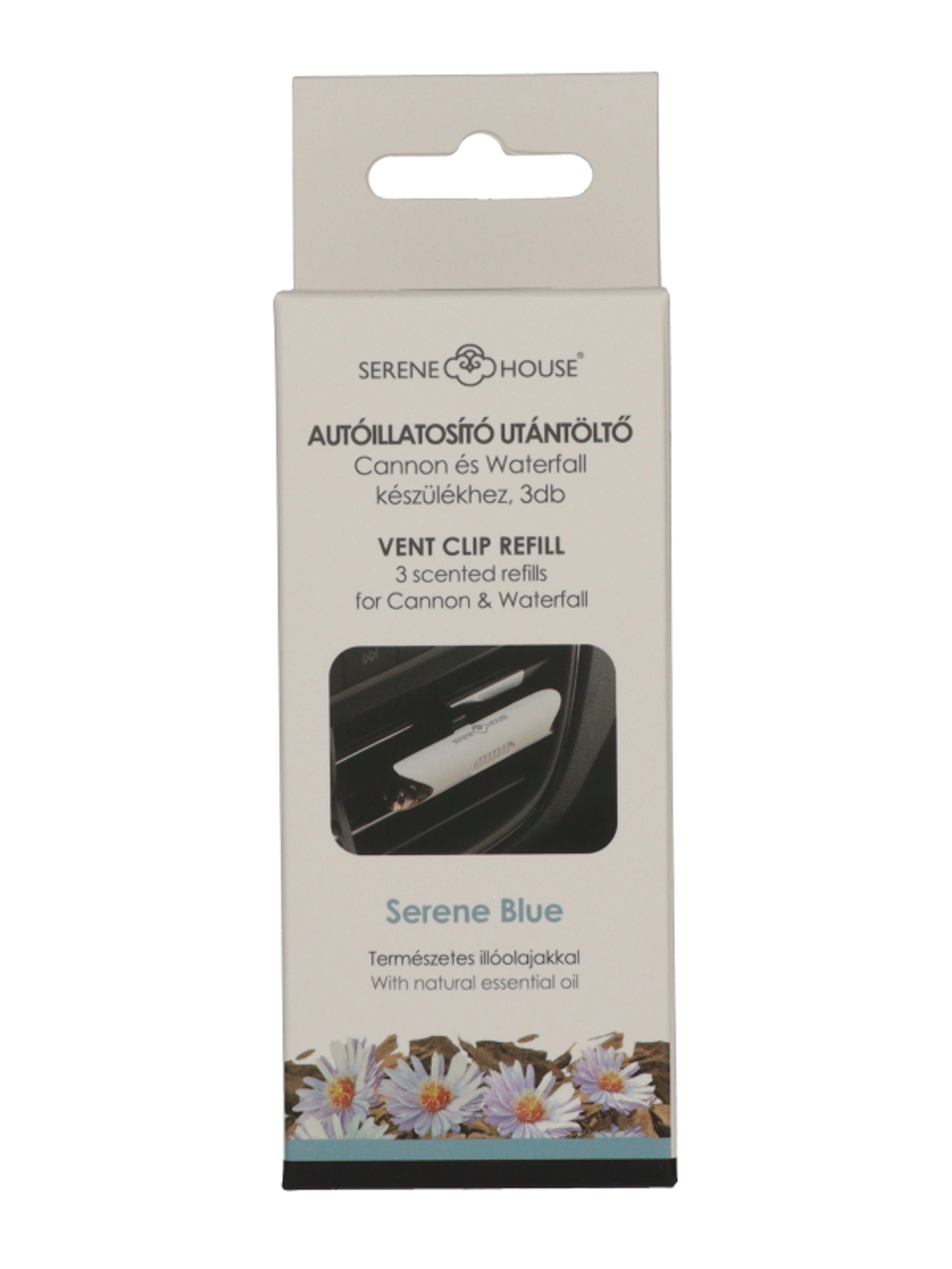 Serene House Canon autós illatosító utántöltő /Serene Blue - 1 db