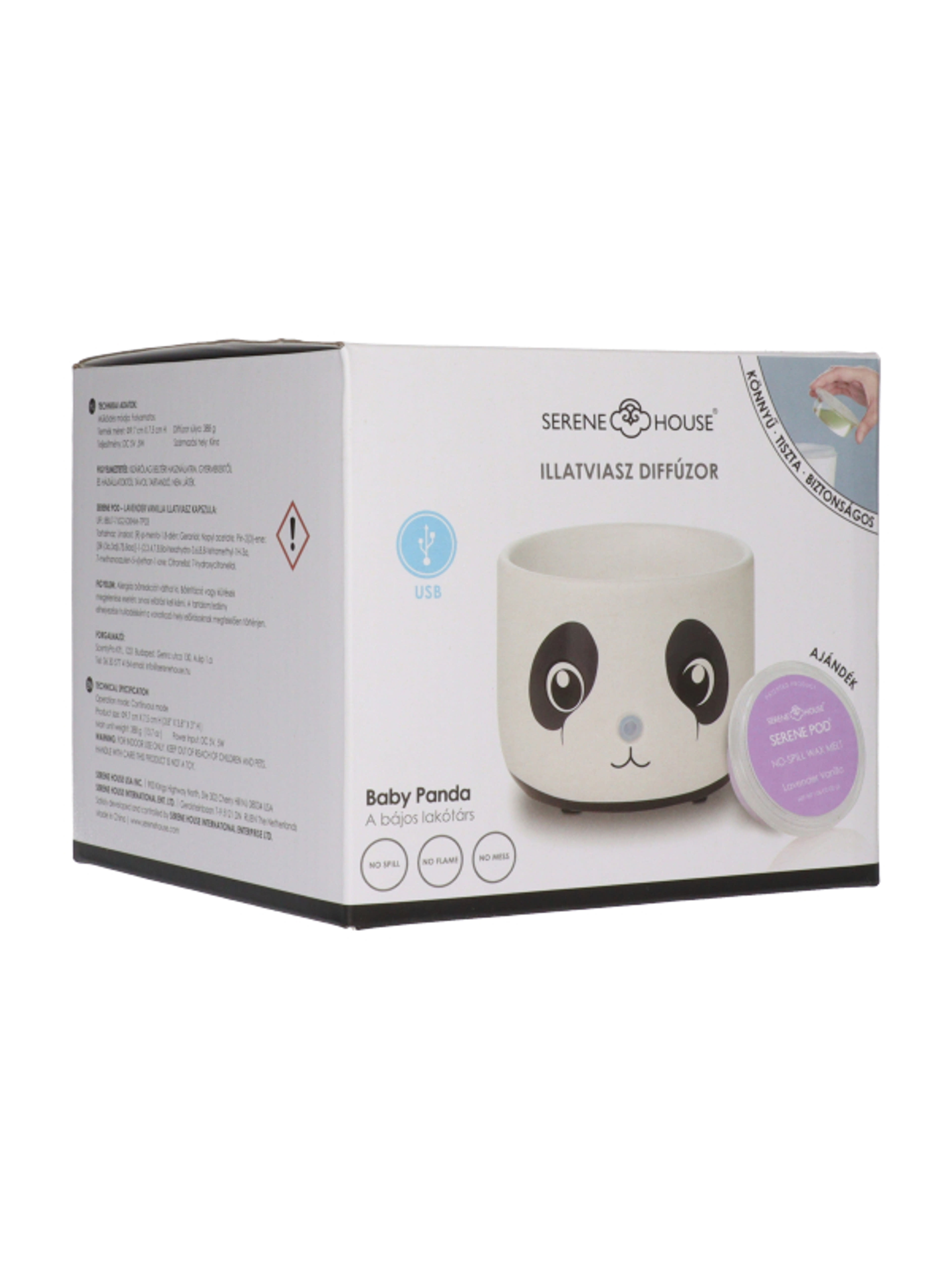 Serene House Baby Panda illatviasz diffúzor - 1 db-5