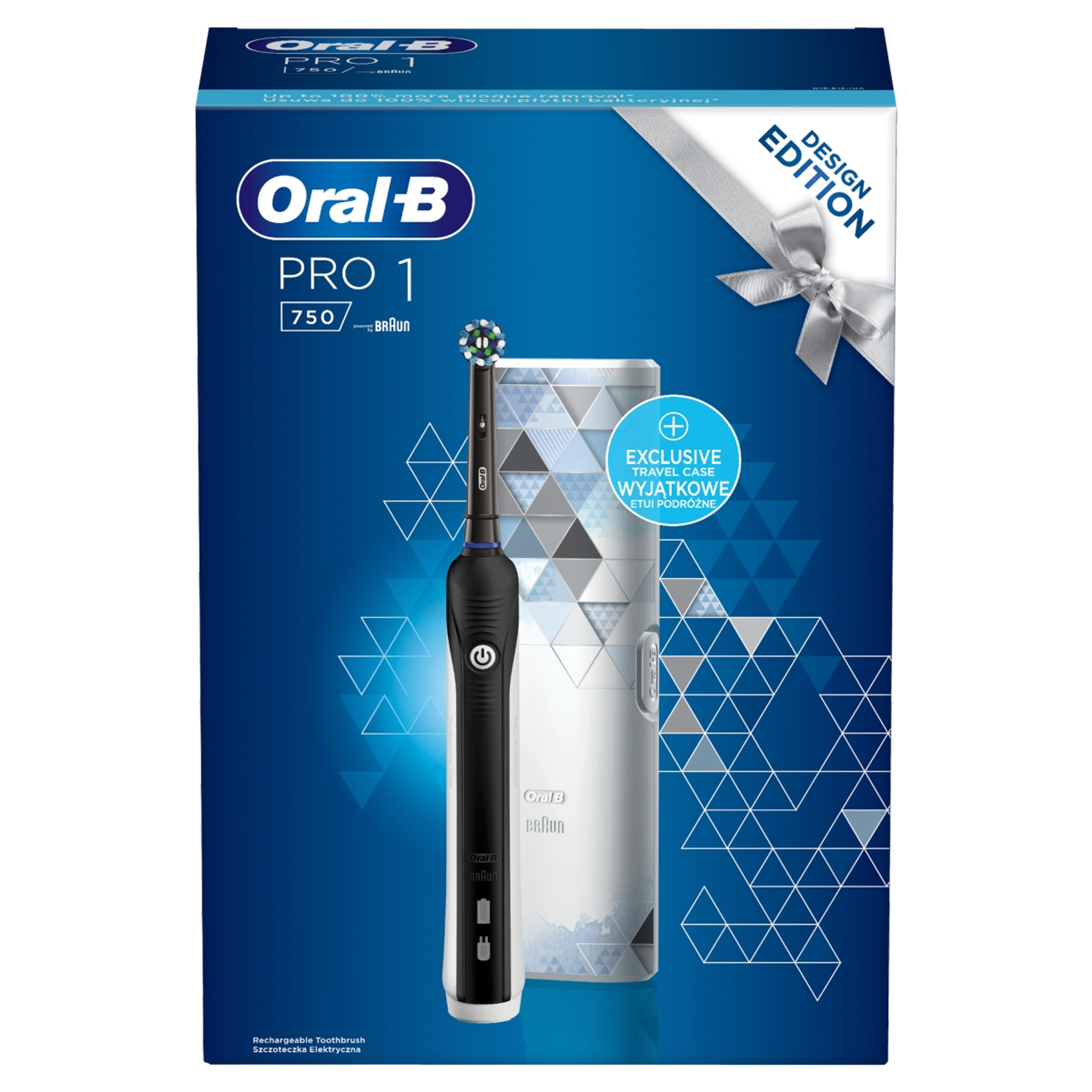 Oral B Pro 750 Design Edition elektromos fogkefe - 1 db-2