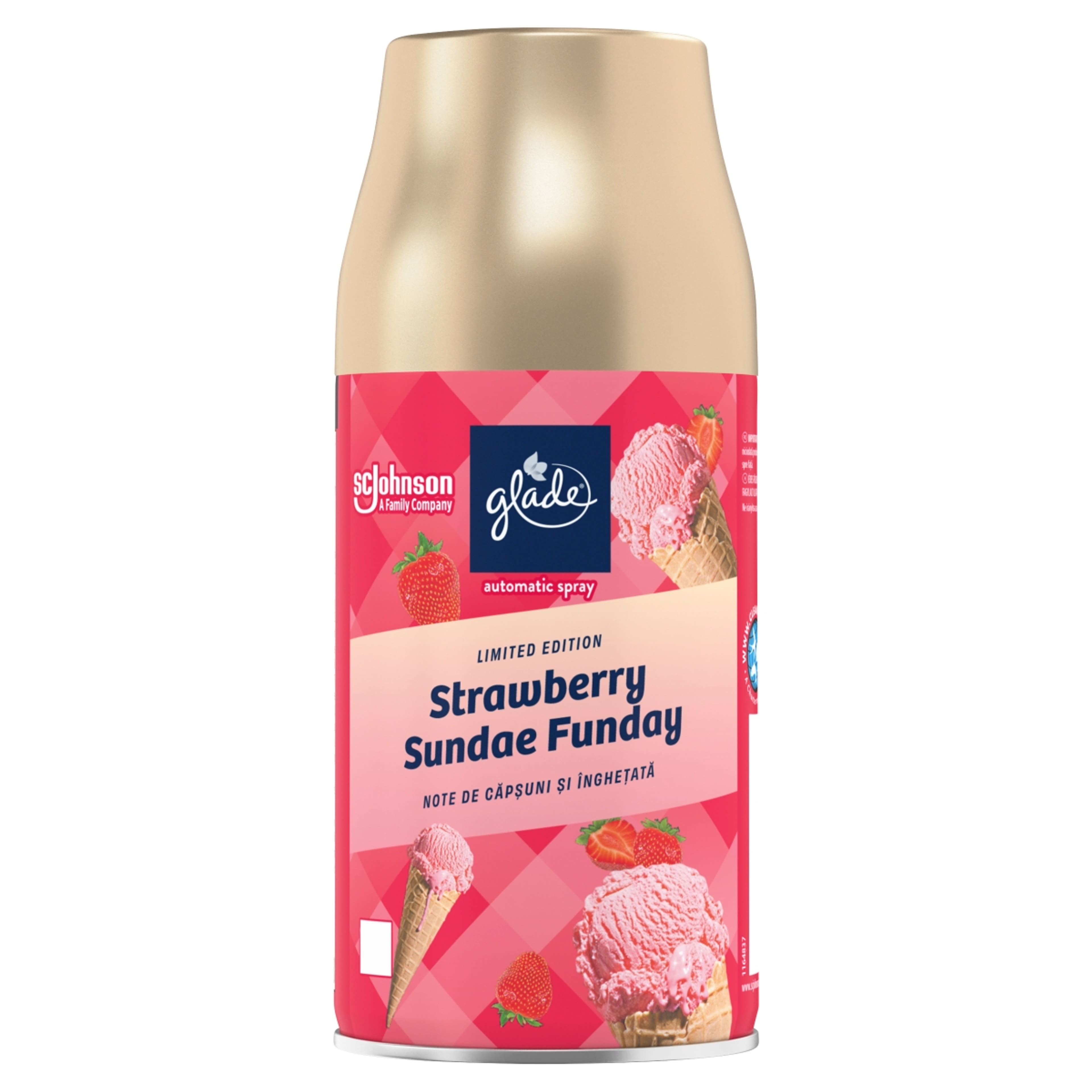Glade Strawberry Sundae Funday automata légfrissítő utántöltő - 269 ml-1