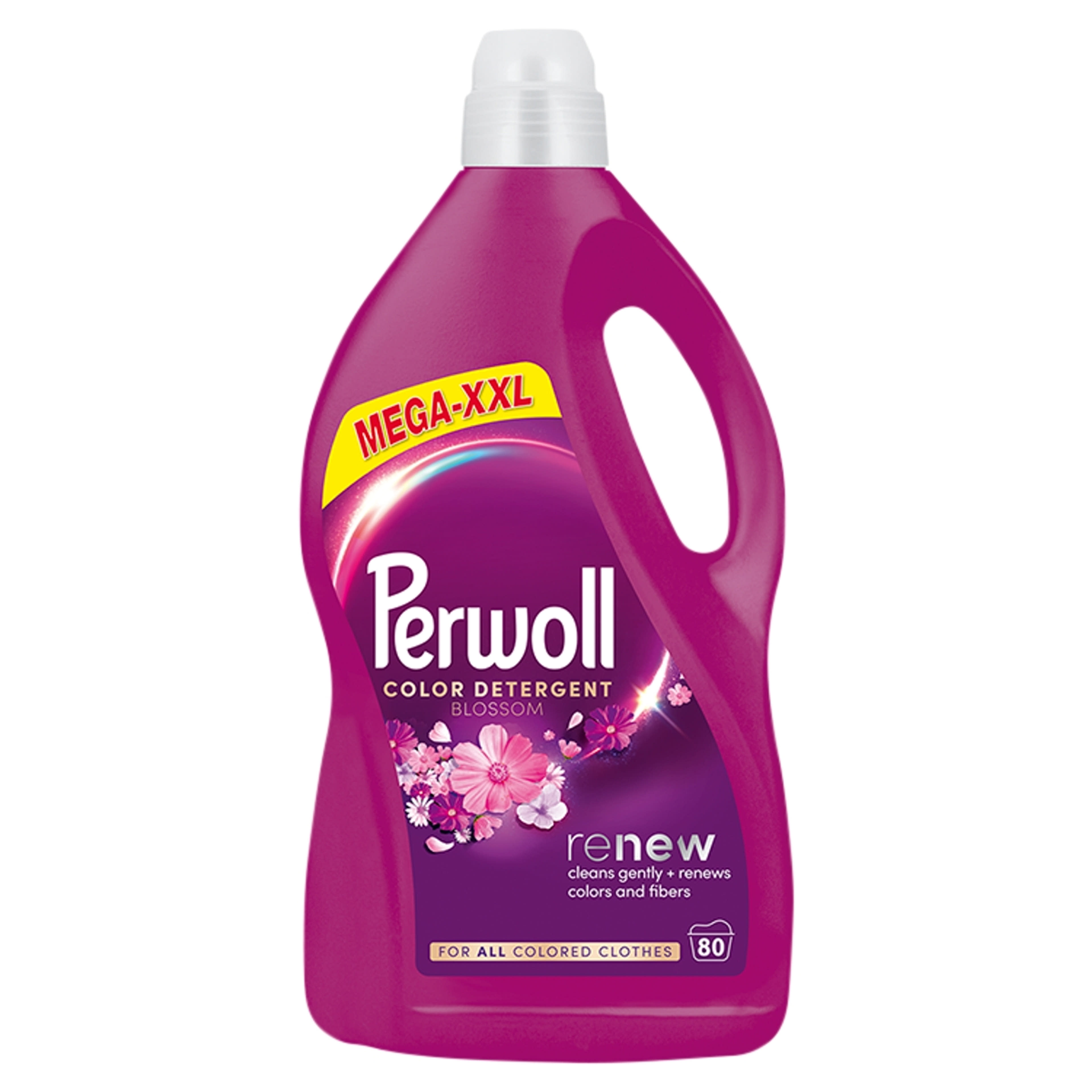 Perwoll Renew Blossom univerzális finommosószer elegáns illattal 80 mosás - 4 l-1