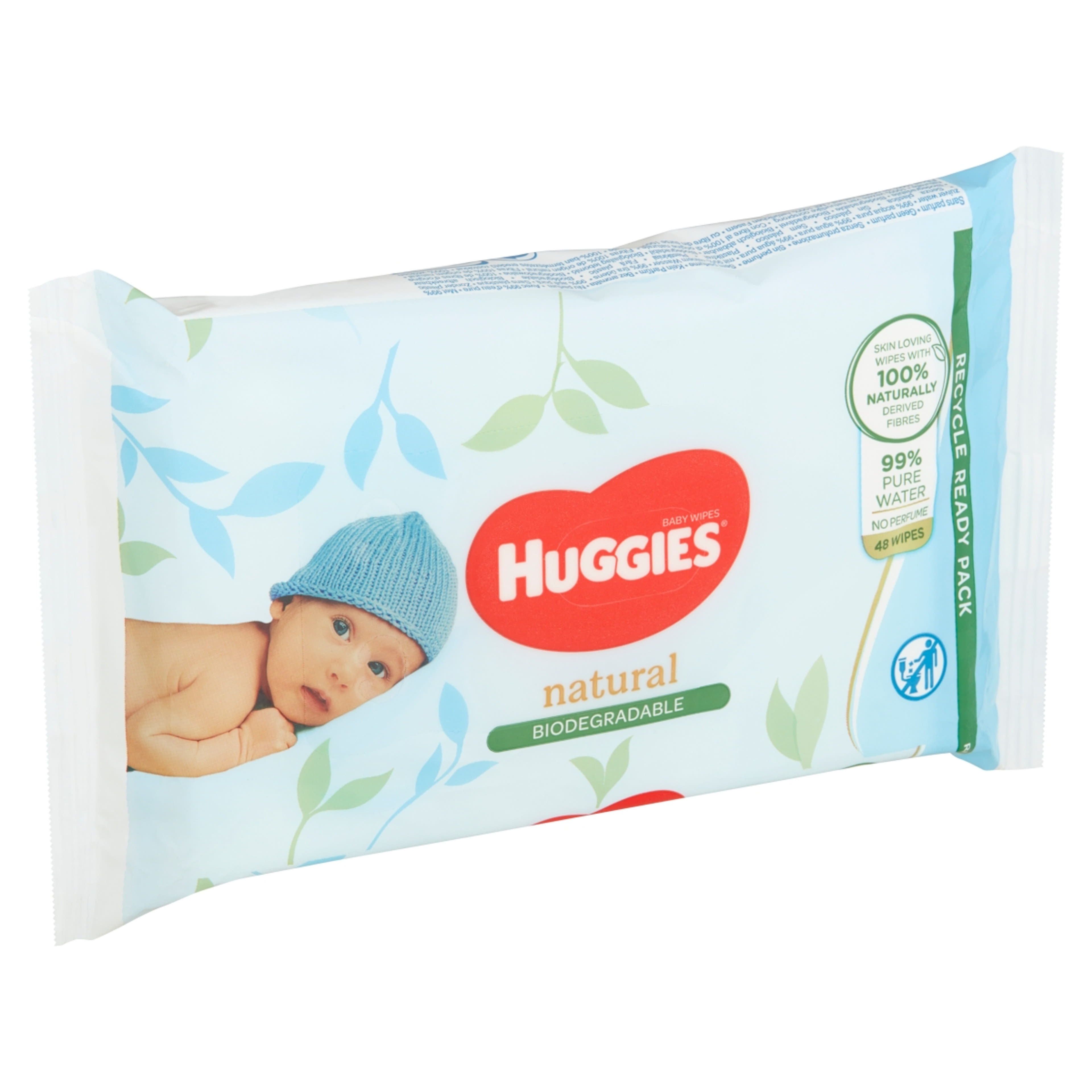 Huggies Natural baba törlőkendő - 56 db-2