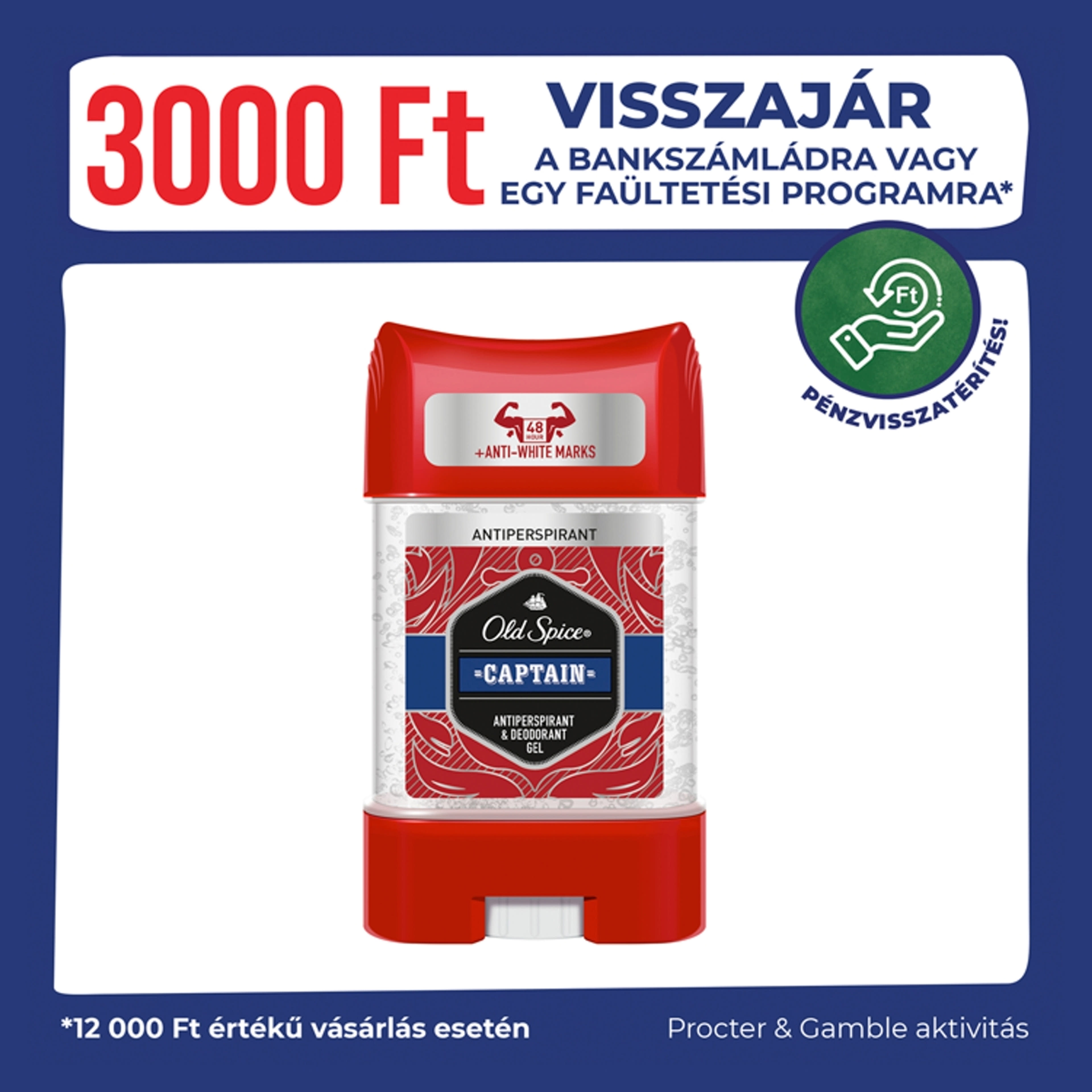Old spice stick gél izzadásgátló captain férfi - 70 ml