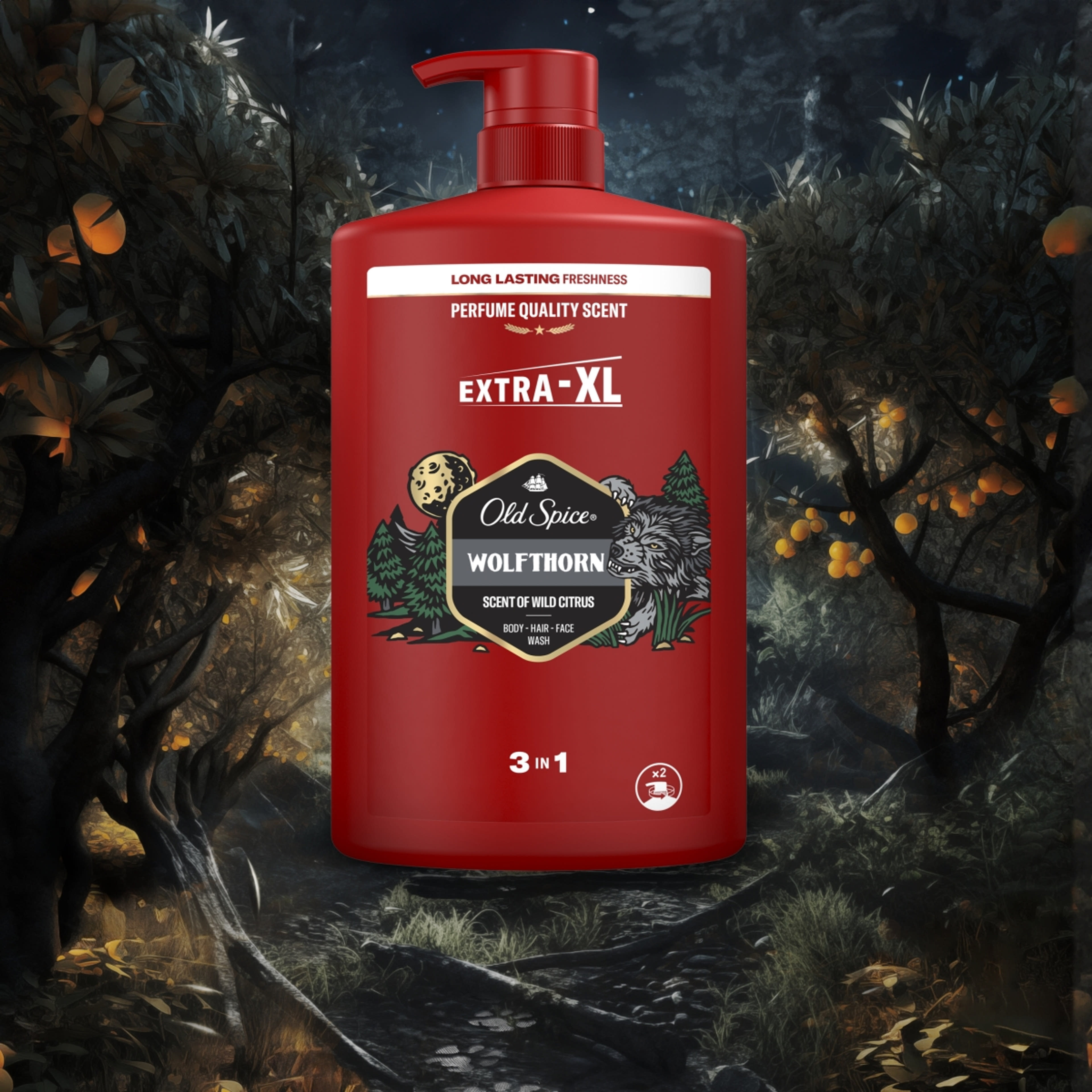 Old Spice Wolfthorn férfi tusfürdő - 1000 ml-7