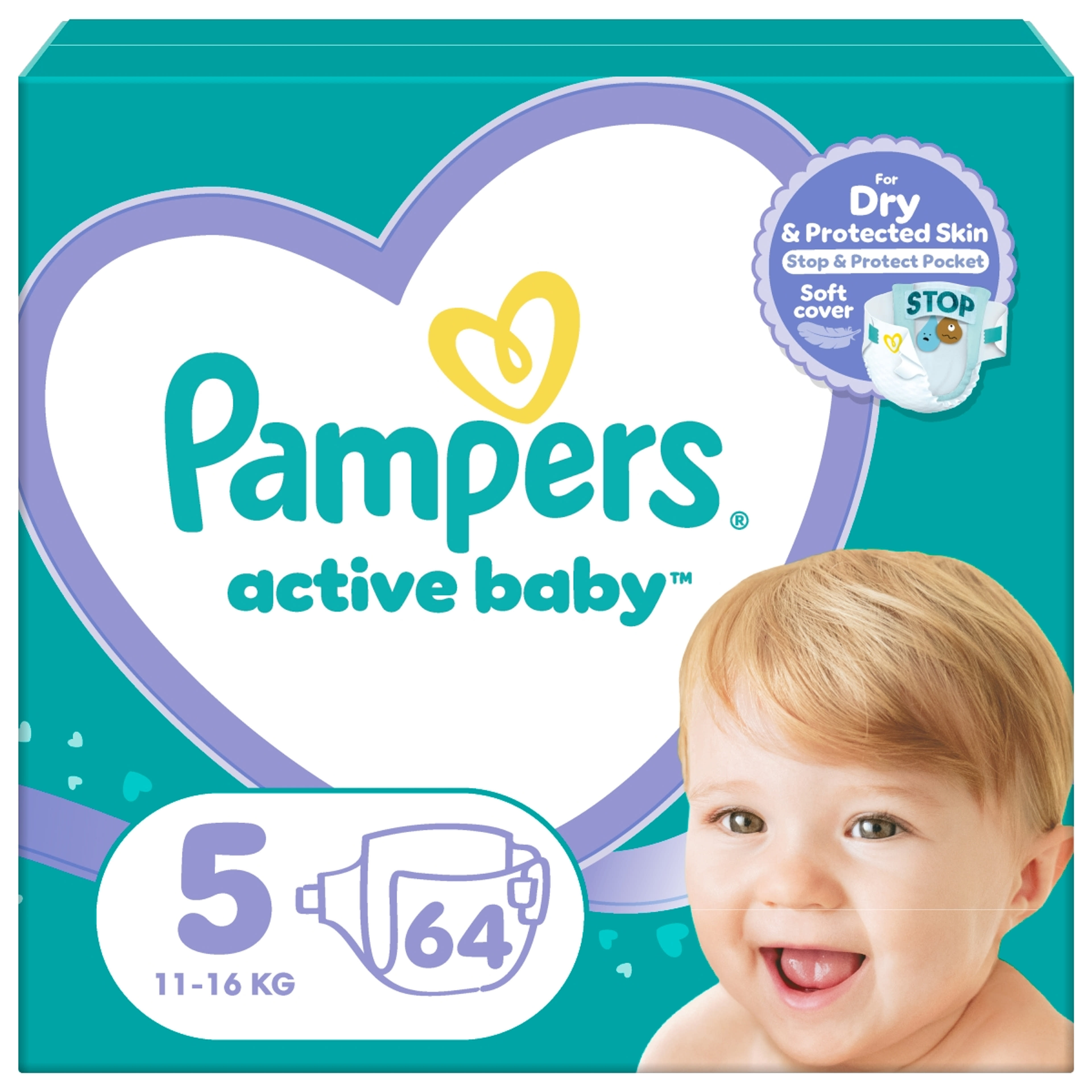 Pampers Active Baby Giant Pack Pelenka 5 - 64 db-9