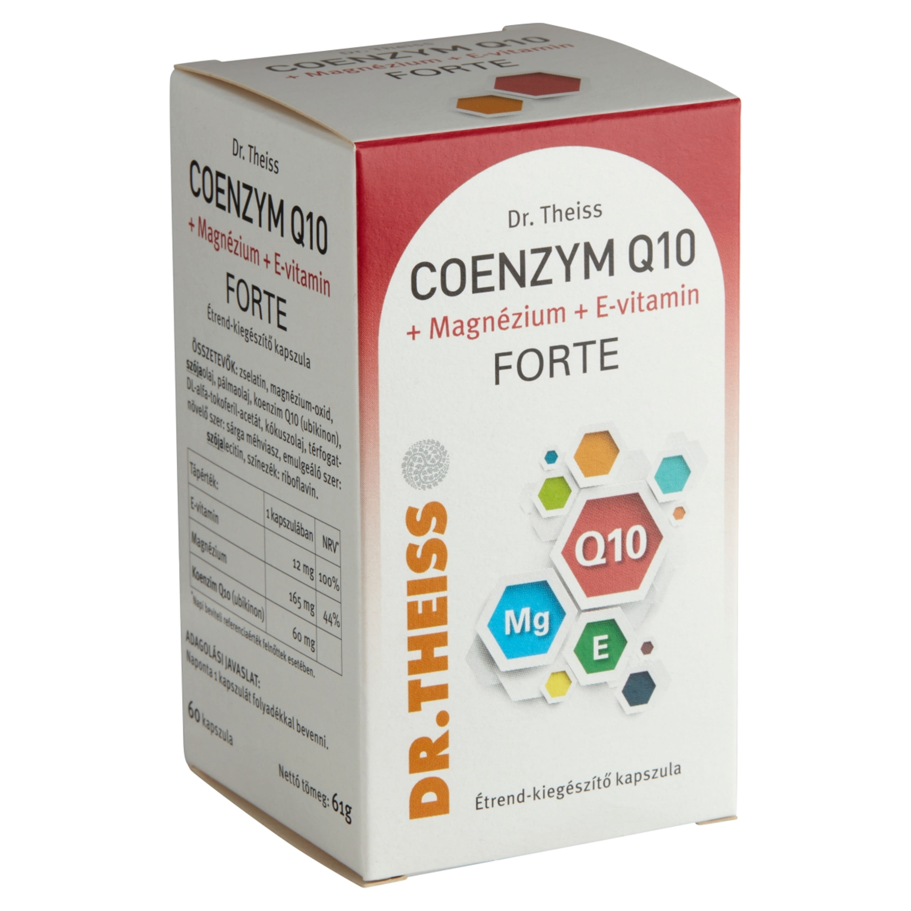 Dr.Theiss Coenzym Q10+Mg3E-Vitamin Étrend-Kiegészítő Kapszula - 60 db-4