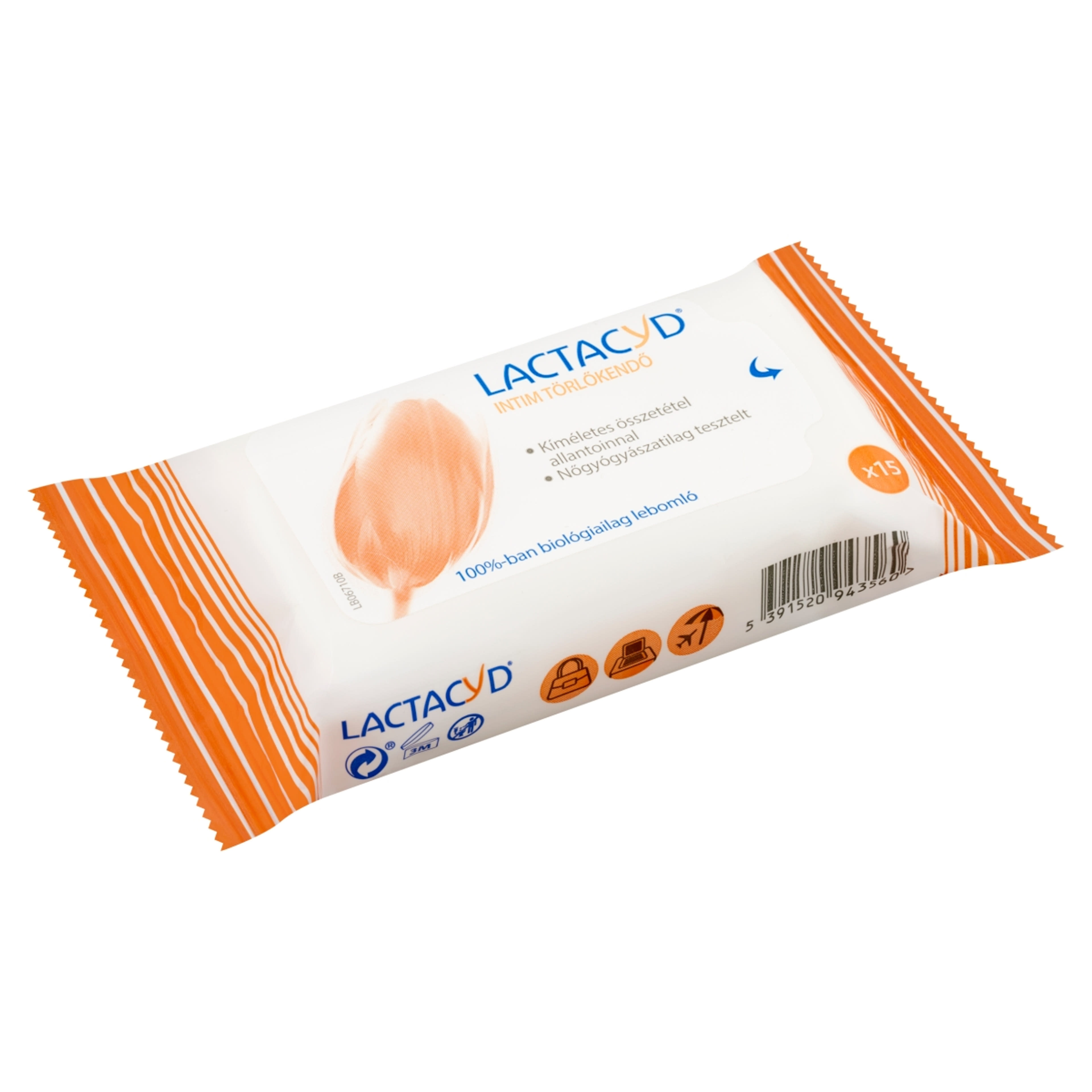 Lactacyd intim törlőkendő - 15 db-2