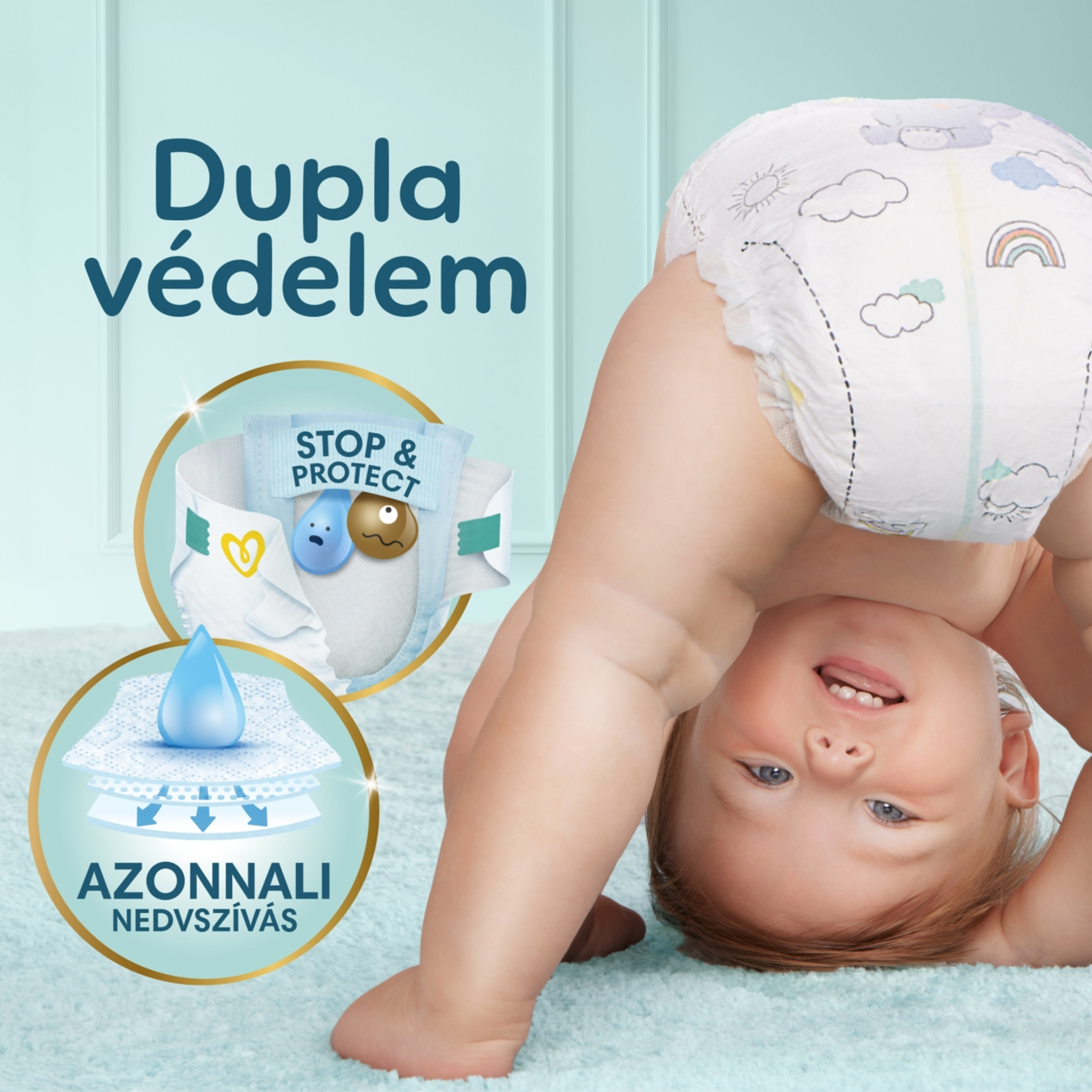Pampers Premium Care pelenka, 2-es méret 4-8 kg - 136 db-7