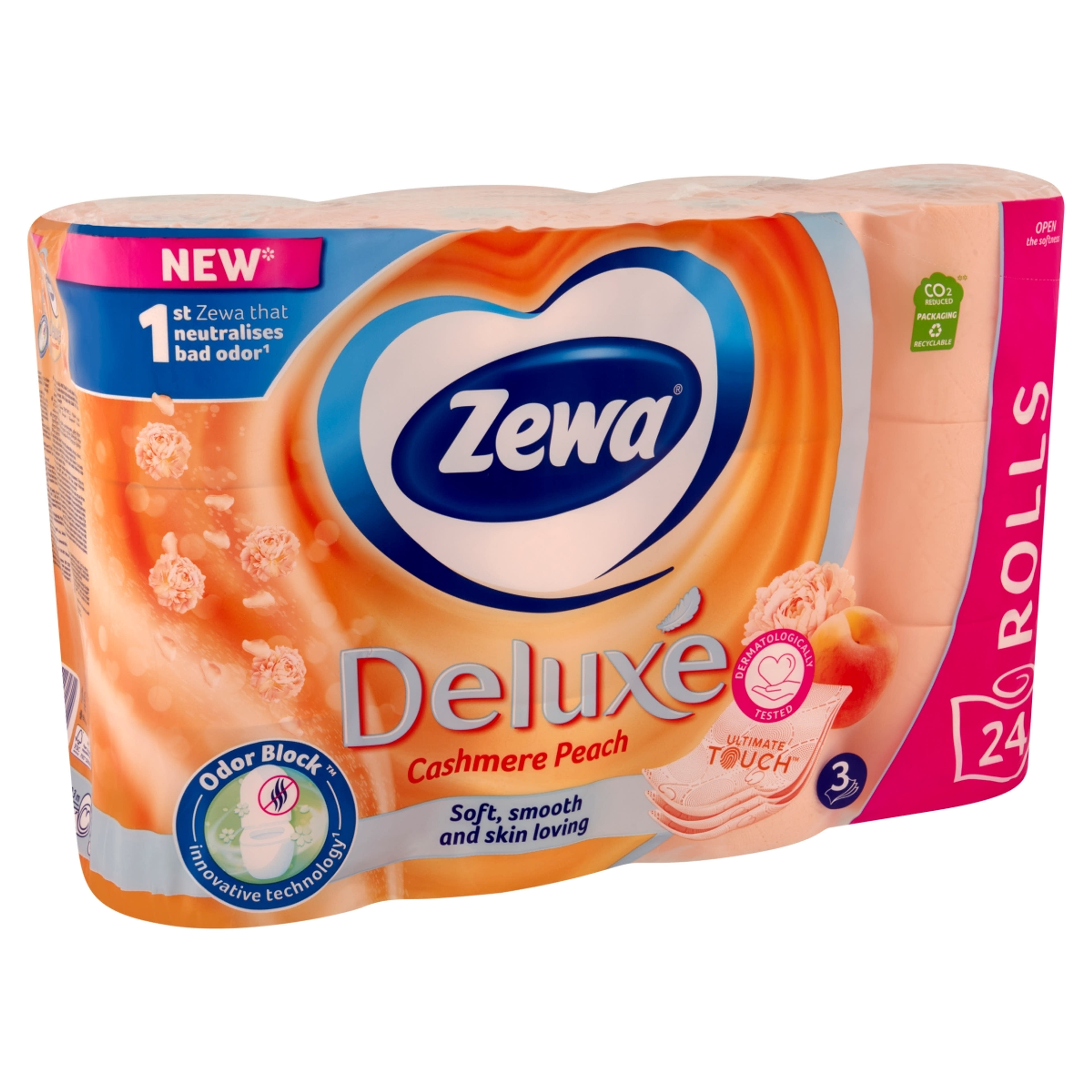 Zewa Deluxe Cashmere Peach toalettpapír 3 rétegű - 24 db-2