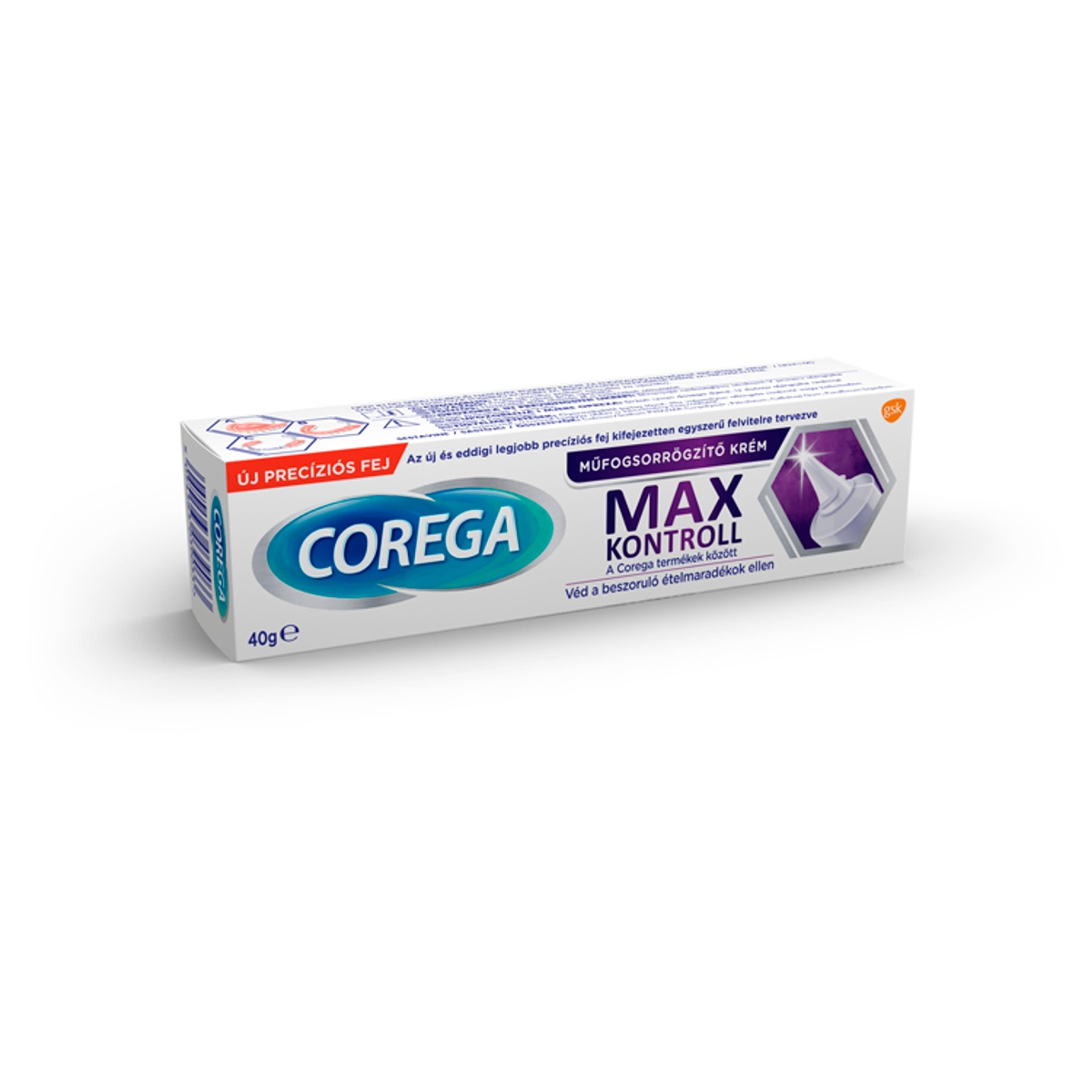 Corega Max Kontroll műfogsorrögzítő krém - 40 g-3