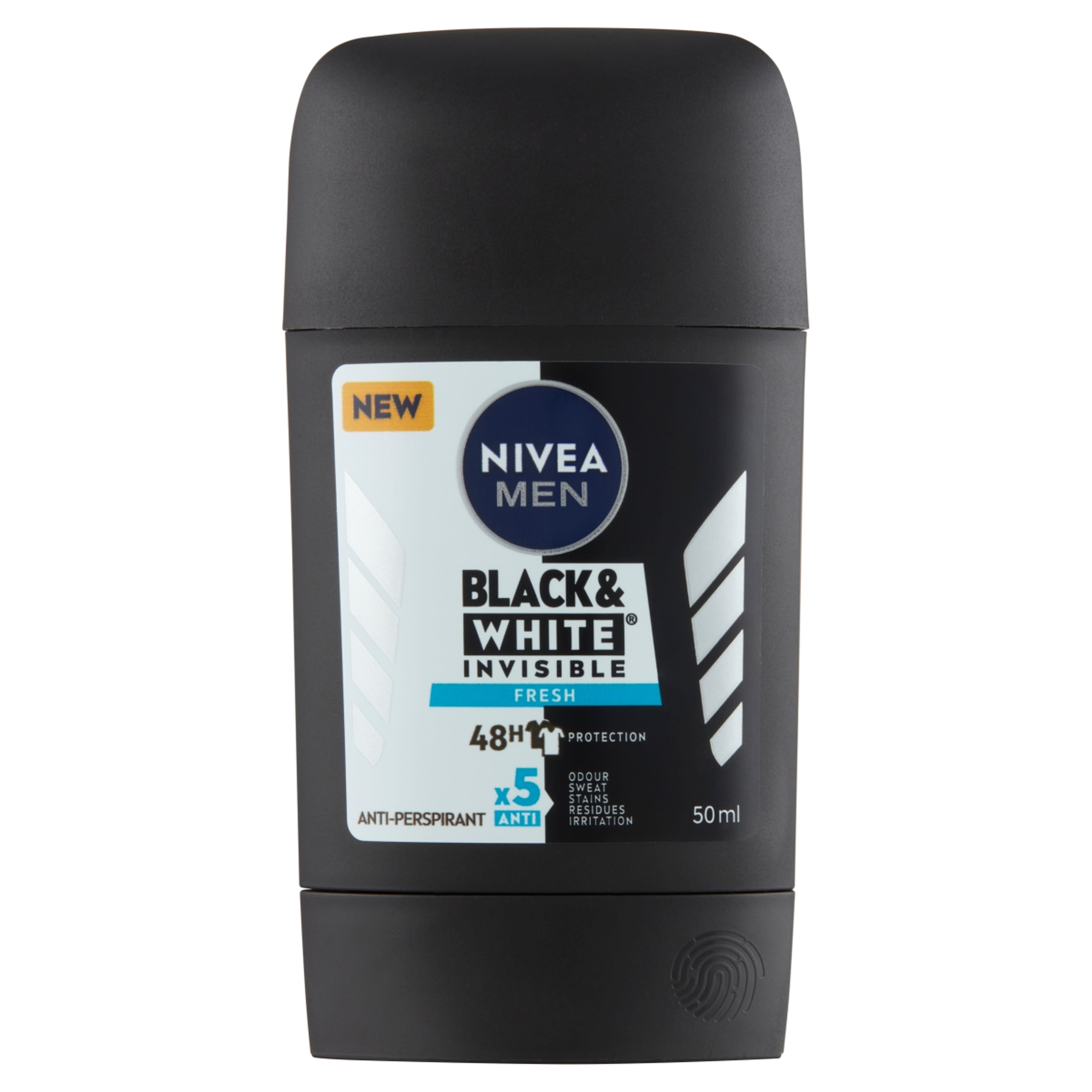 Nivea Men Black & White Invisible Fresh deo stift - 50 ml-1