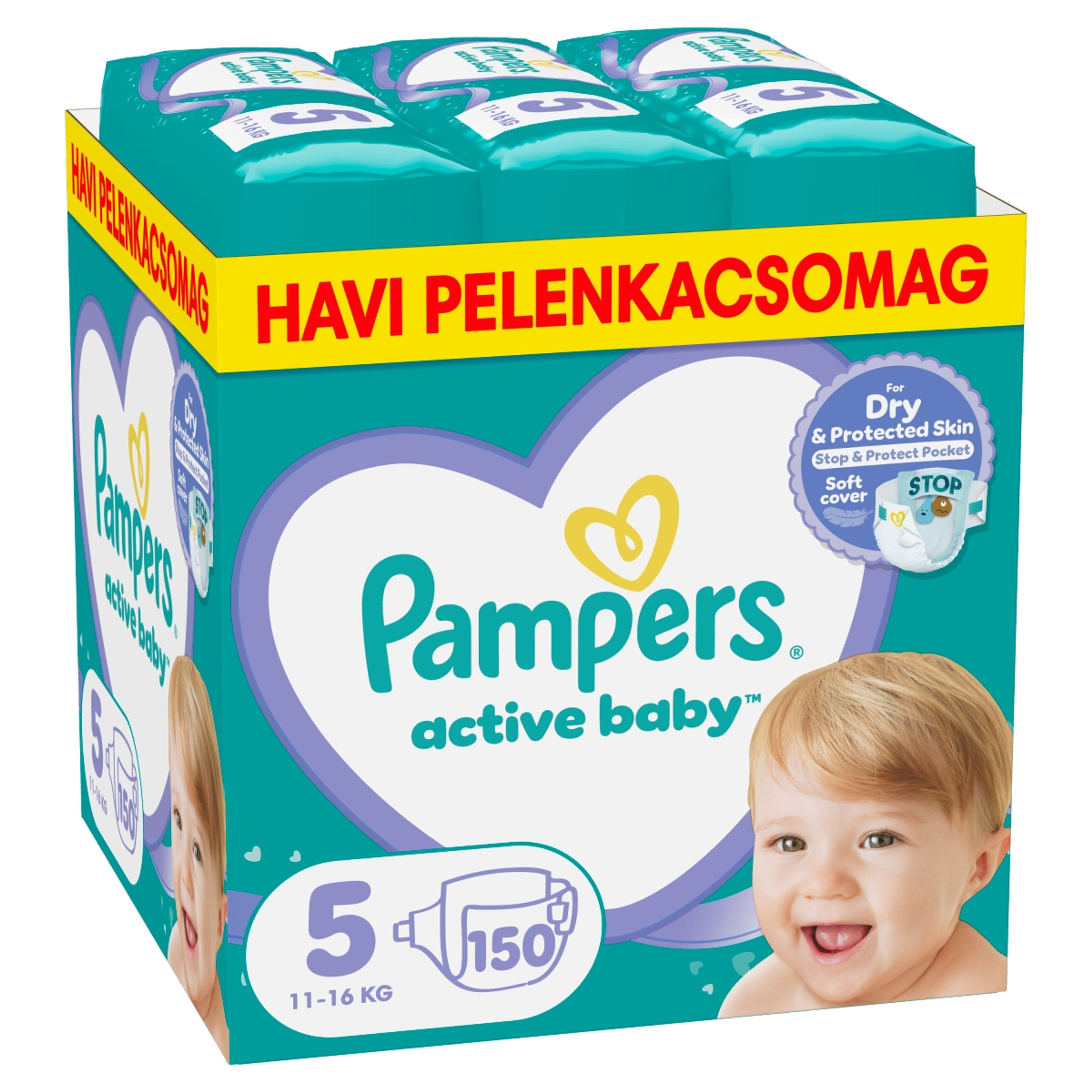 Pampers Active Baby monthly pack 5 11-16 kg - 150 db-9
