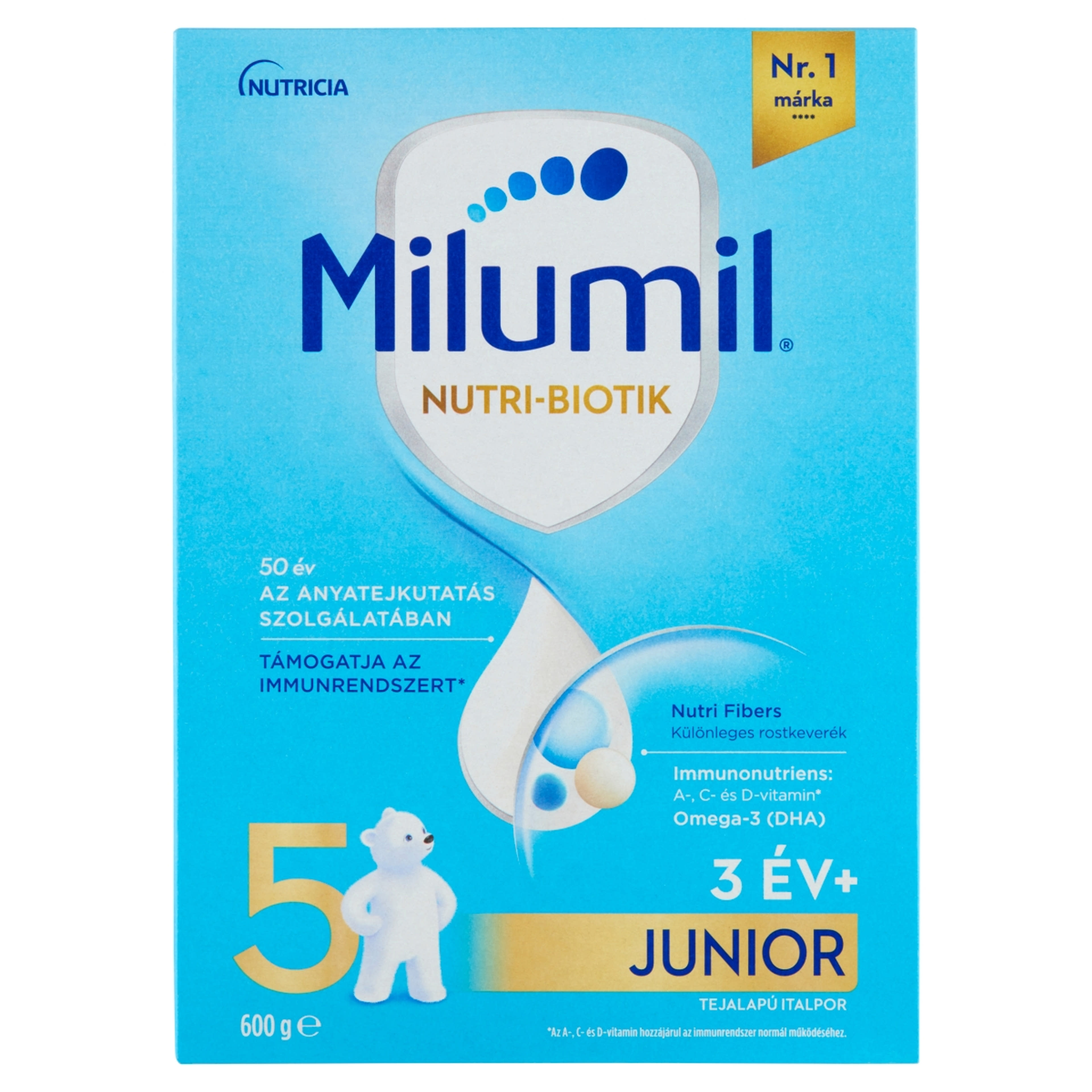 Milumil 5 Junior ital 3 éves kortól - 600 g