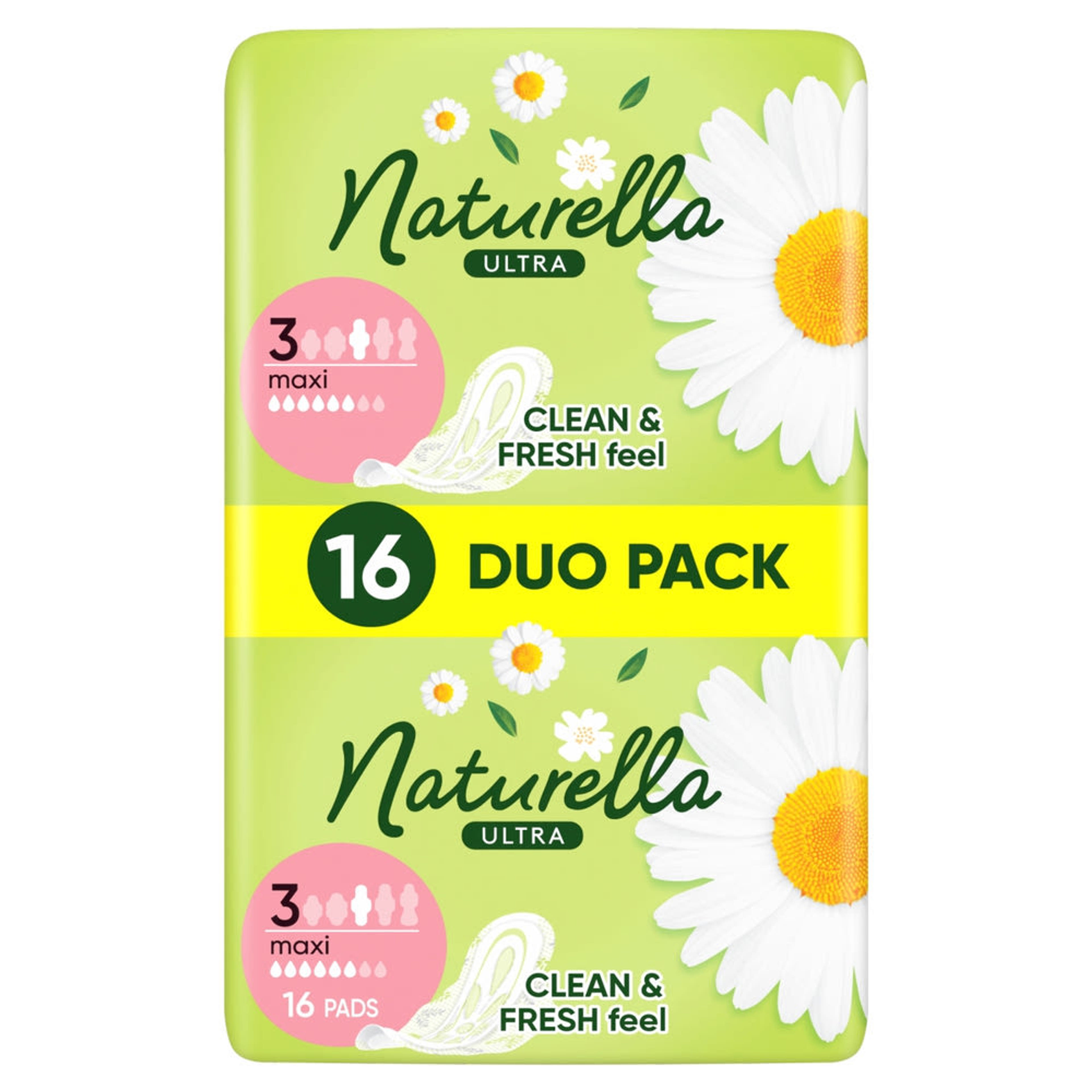 Naturella Ultra Maxi Camomile egészségügyi betét - 16 db