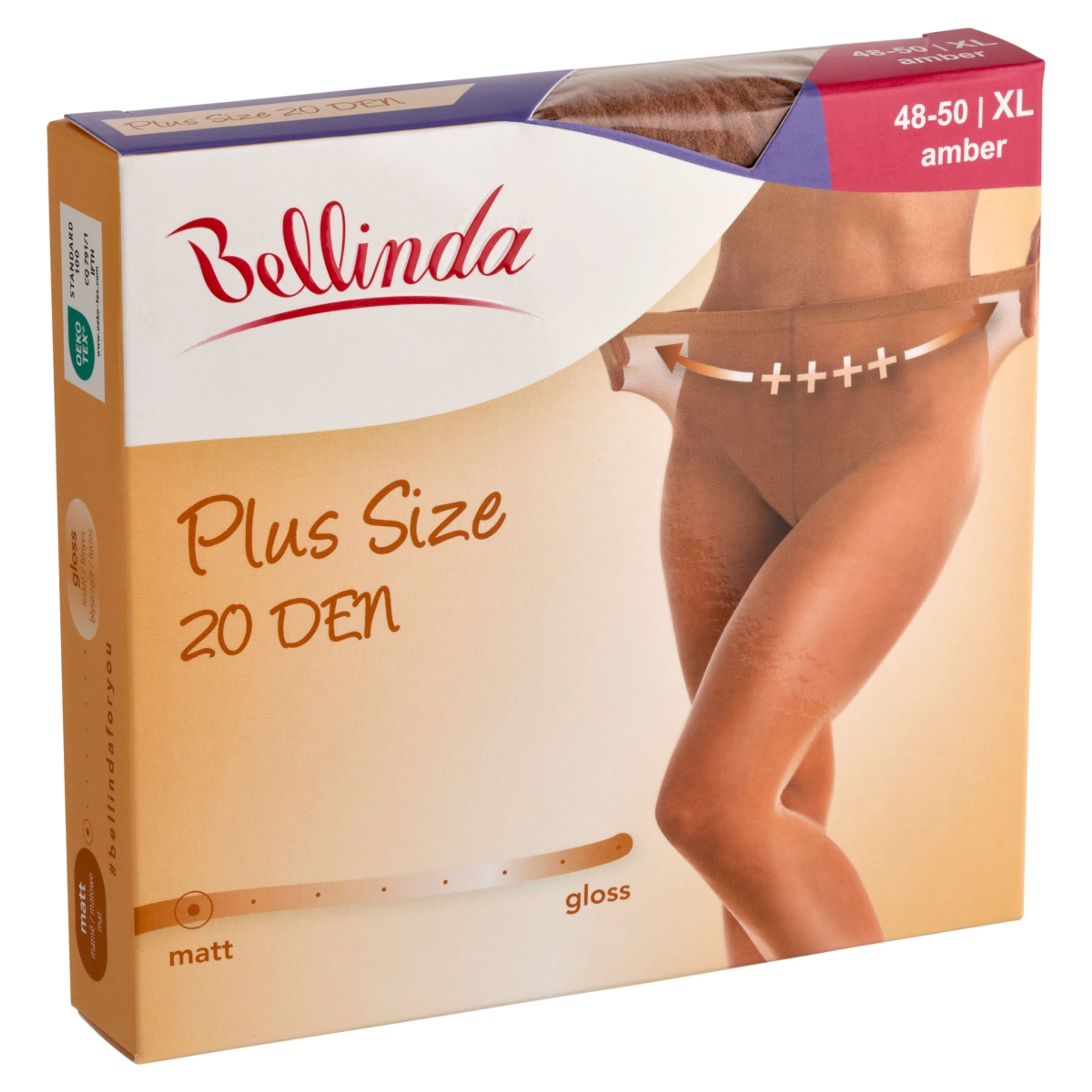 Bellinda Plus Size harisnya, amber XL - 1 db-2