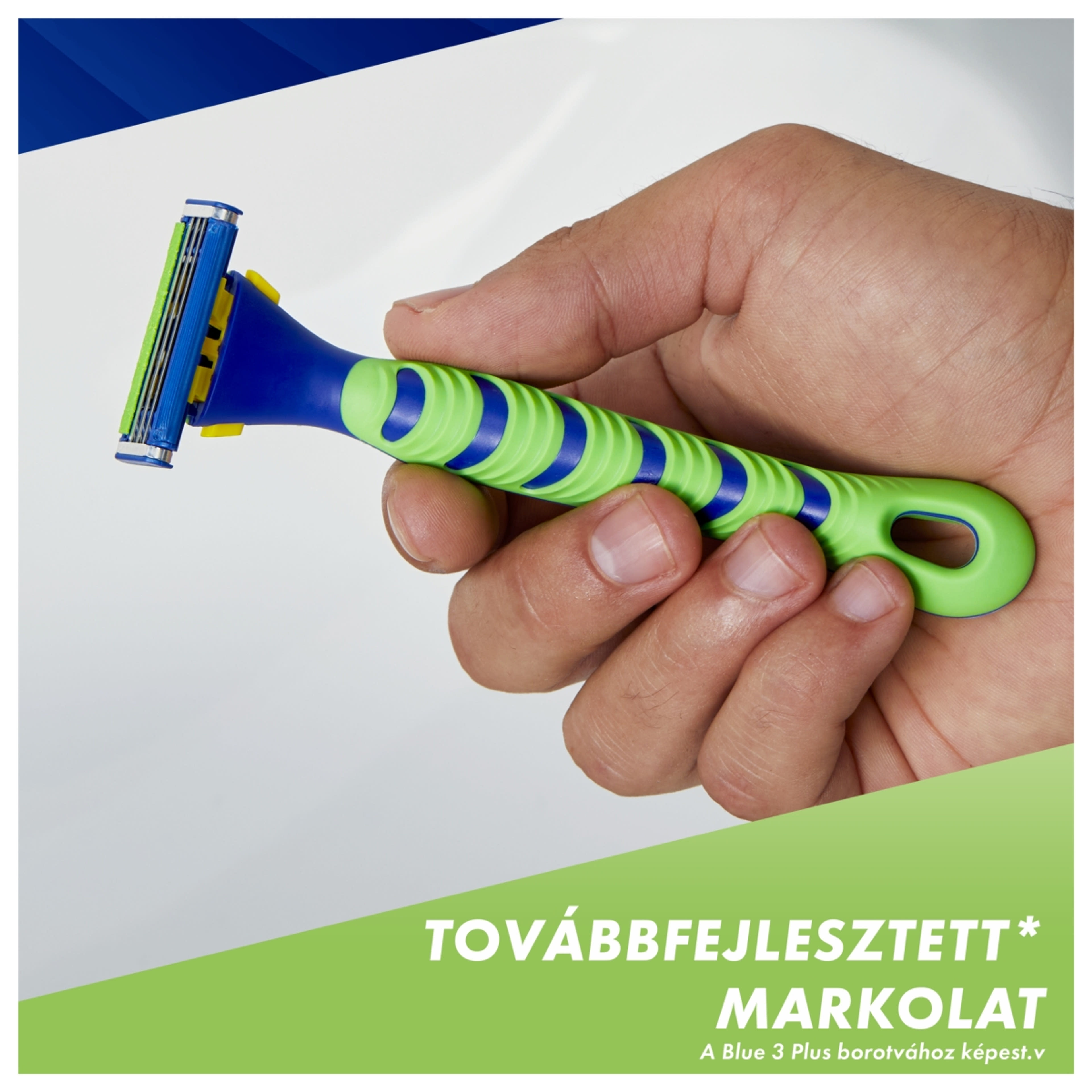 Gillette Sensor 3+ érzékeny cserefejű borotva ergonomikus nyéllel és borotvapengével - 8 db-4
