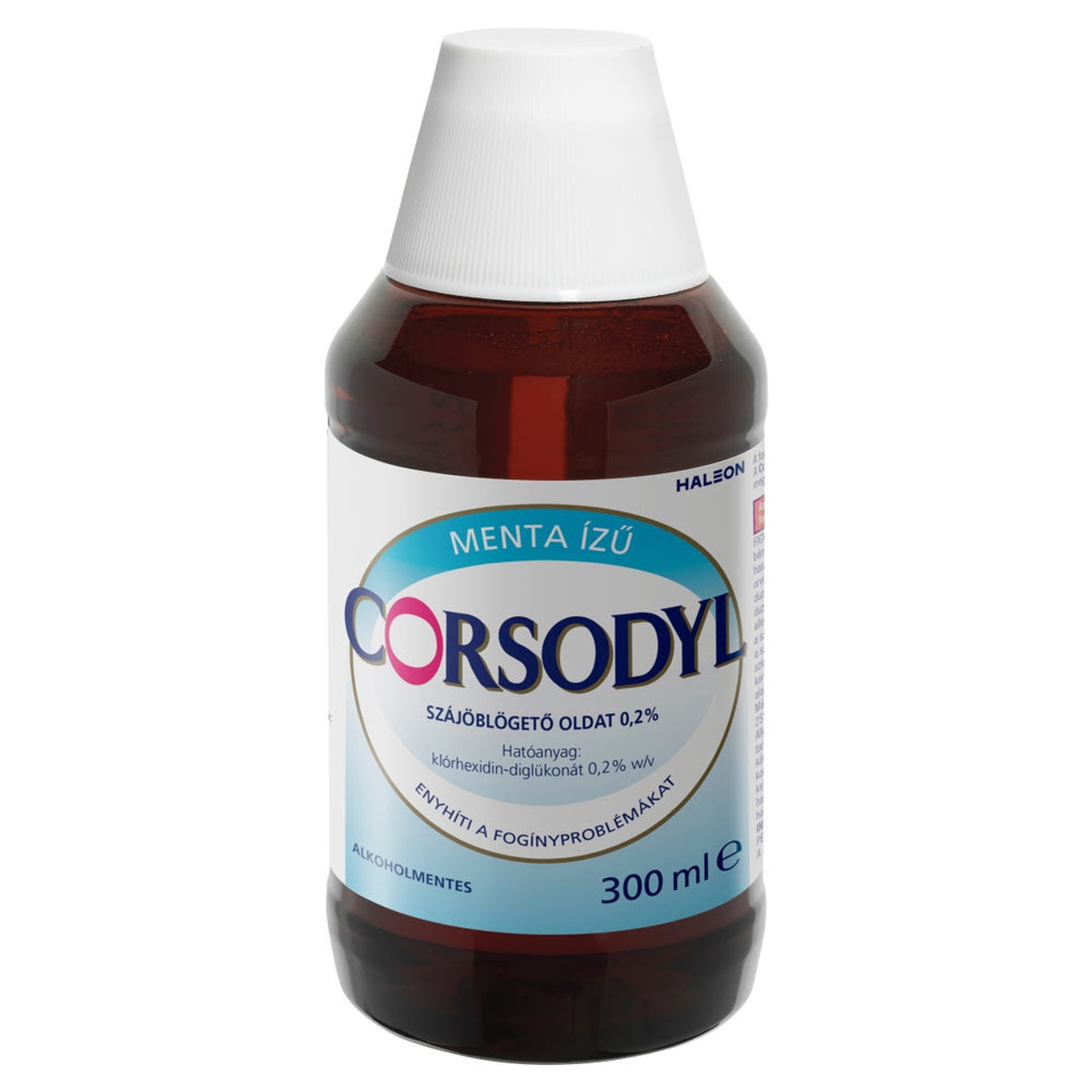 Corsodyl Alkoholmentes szájöblögető oldat - 300 ml