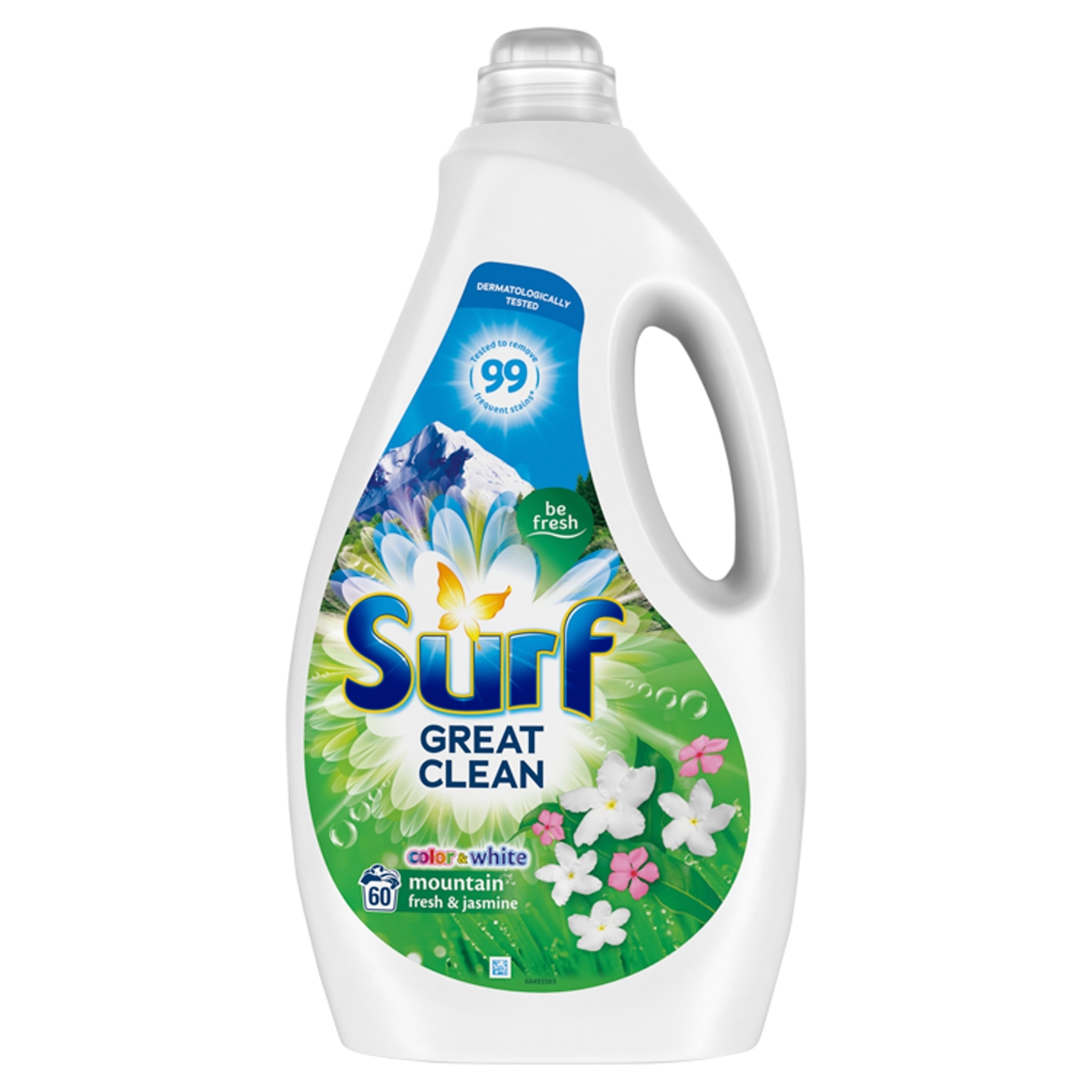 SURF Mountain Fresh & Jasmine mosógél 60 mosás - 3000 ml
