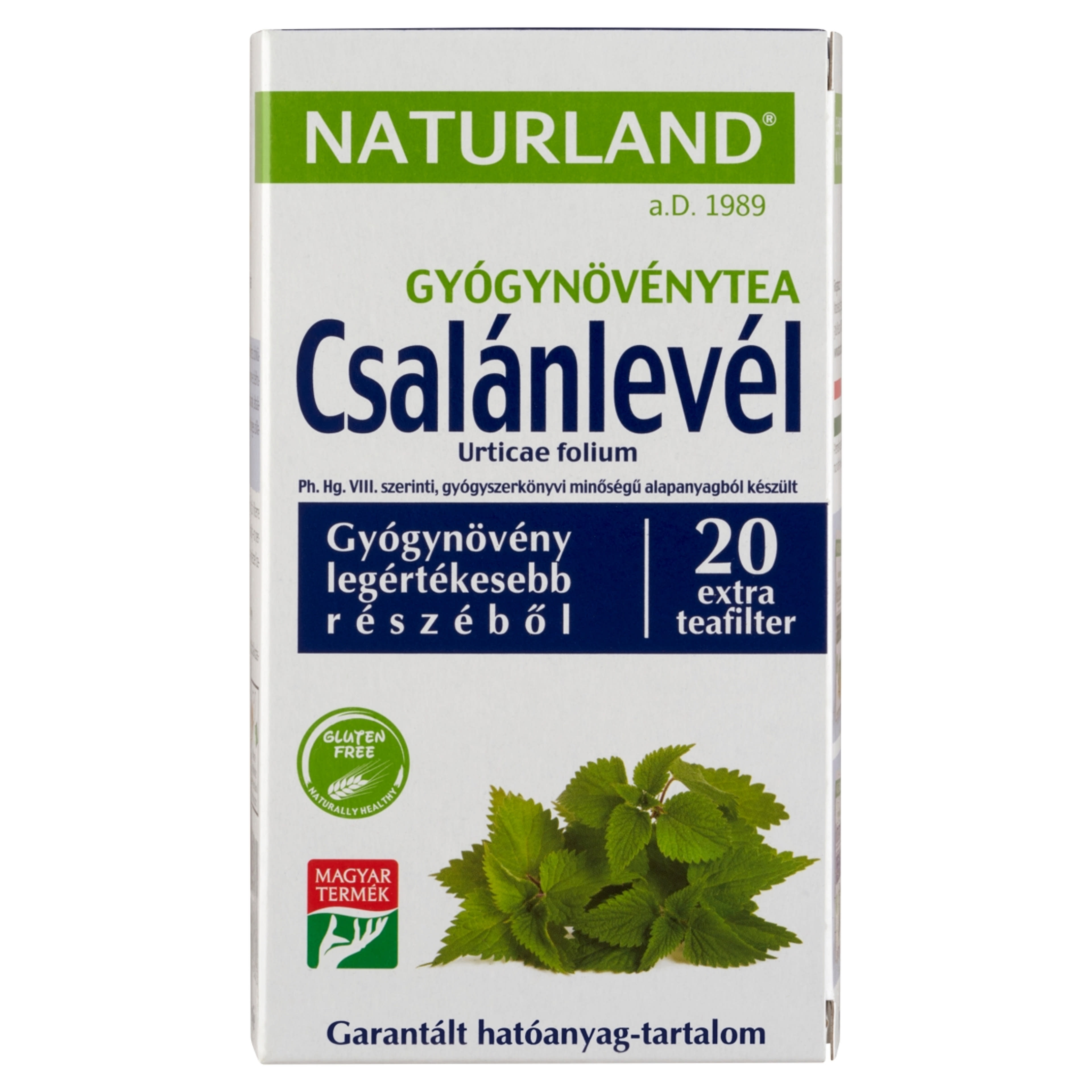 Naturland Herbal csalánlevél tea - 20 filter - 30 g
