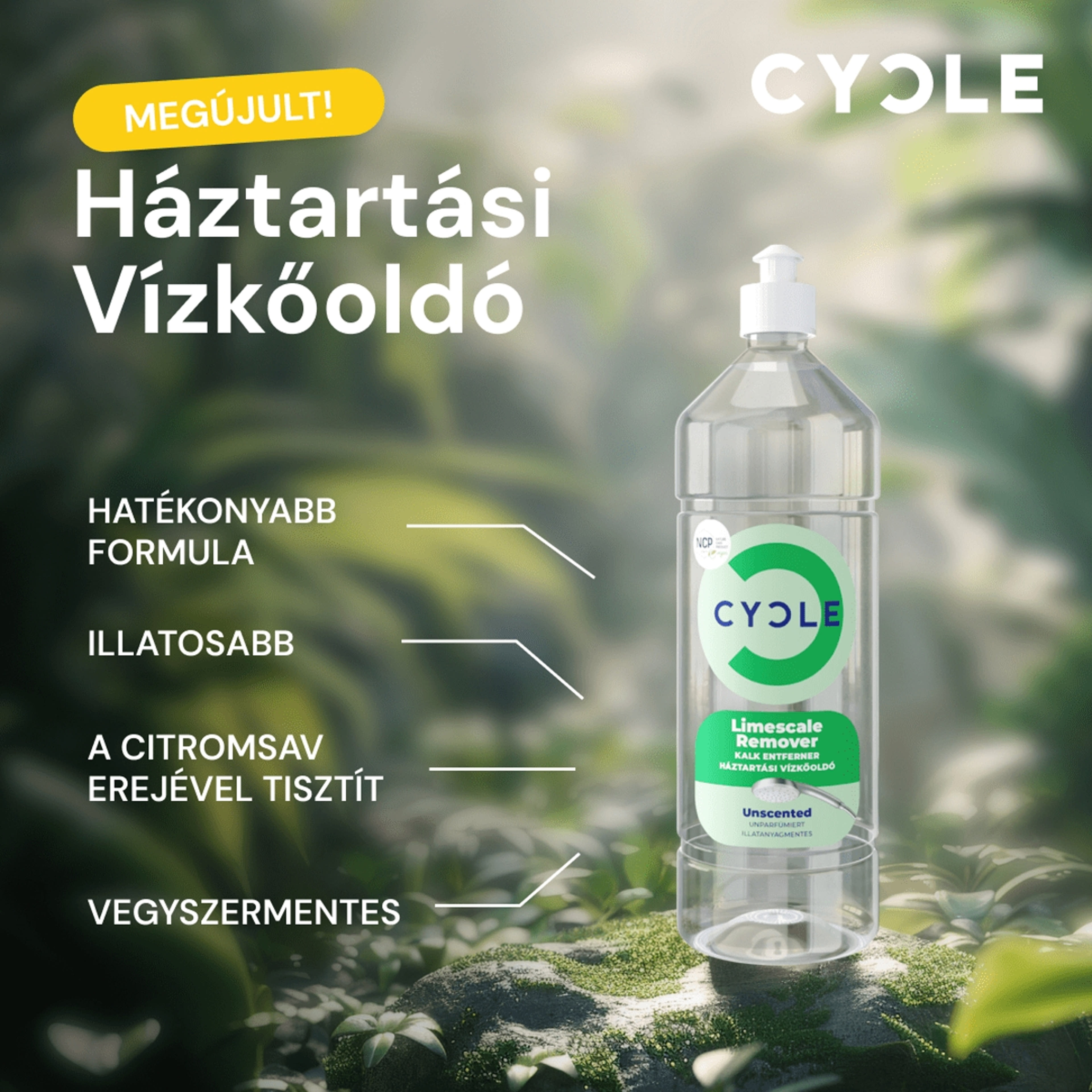 Cycle háztartási vízkőoldó - 1000 ml-5