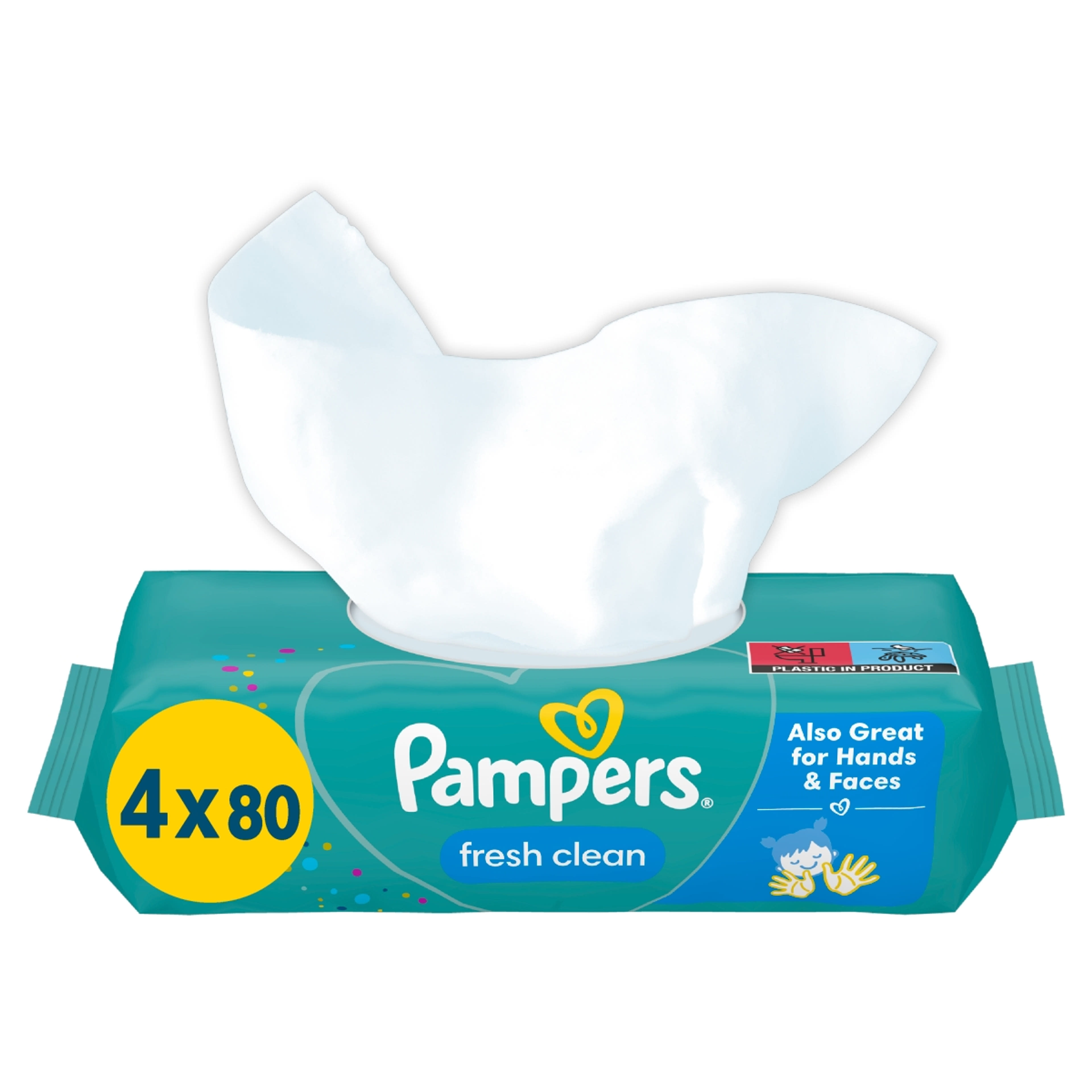Pampers törlőkendő fresh clean (4x80) - 320 db-6
