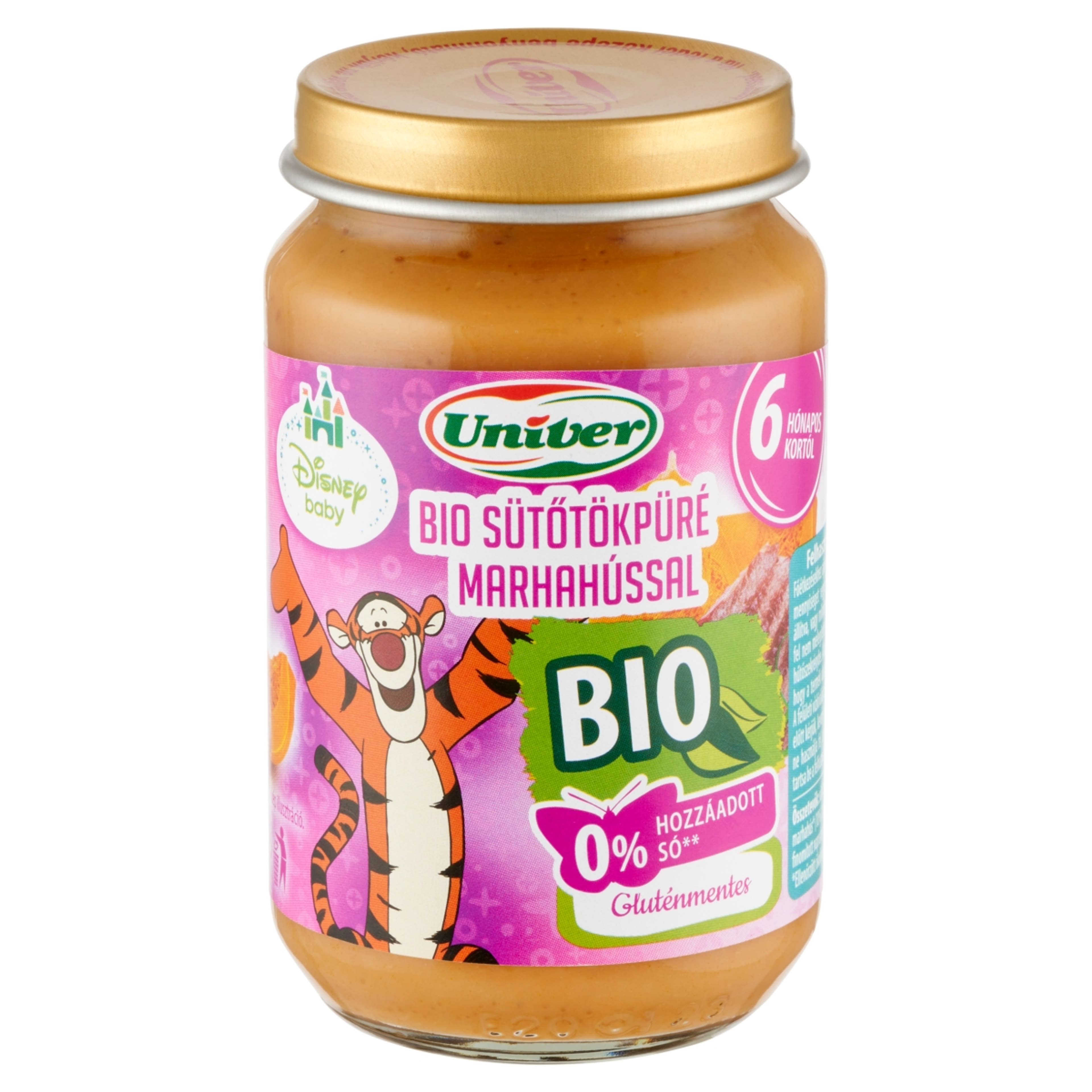 Univer Bébiétel Sütőtökpüré Marhahús Ízesítéssel 6 Hónapos Kortól - 163 g-2