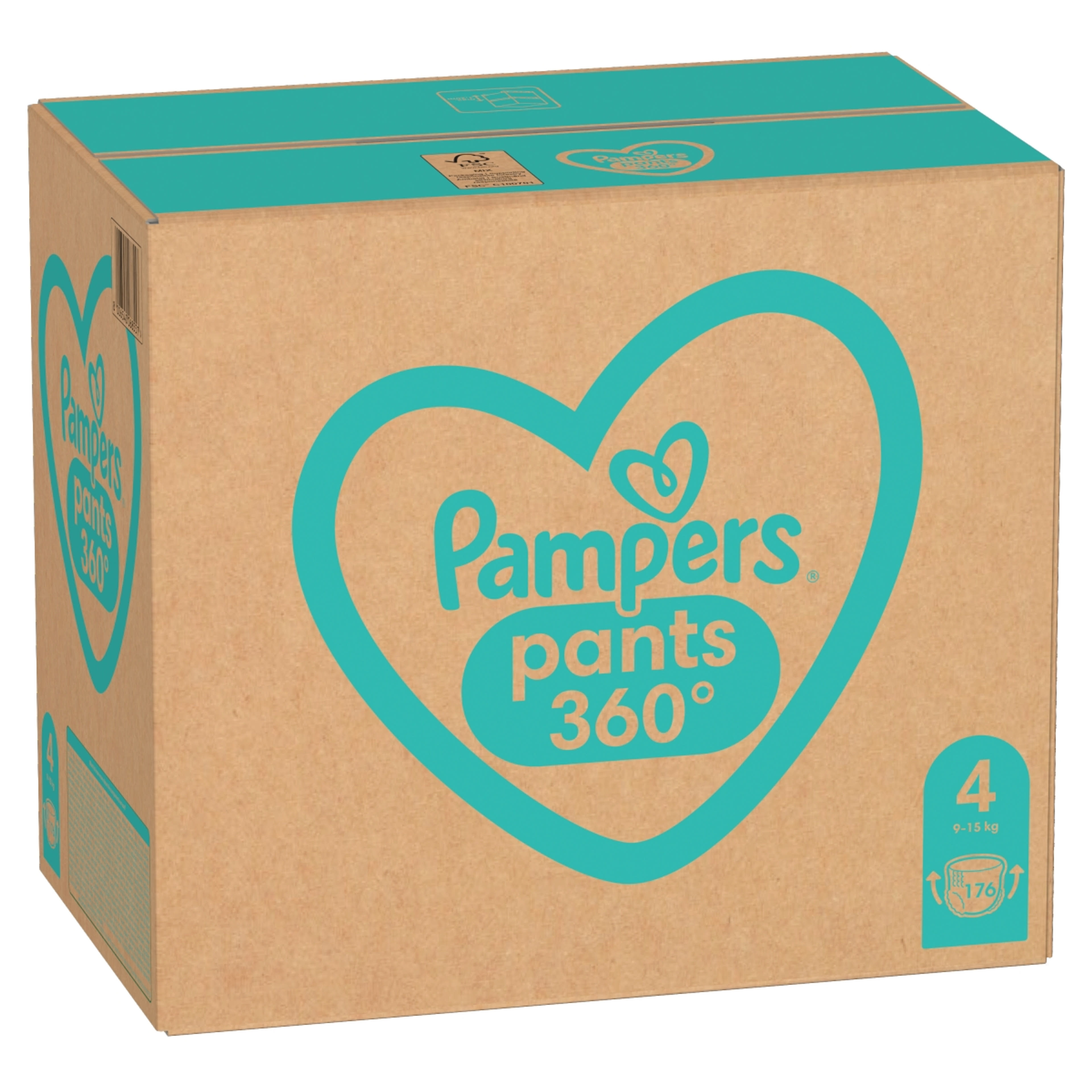 Pampers Pants bugyipelenka monthly pack 4-es 9-15 kg - 176 db-2