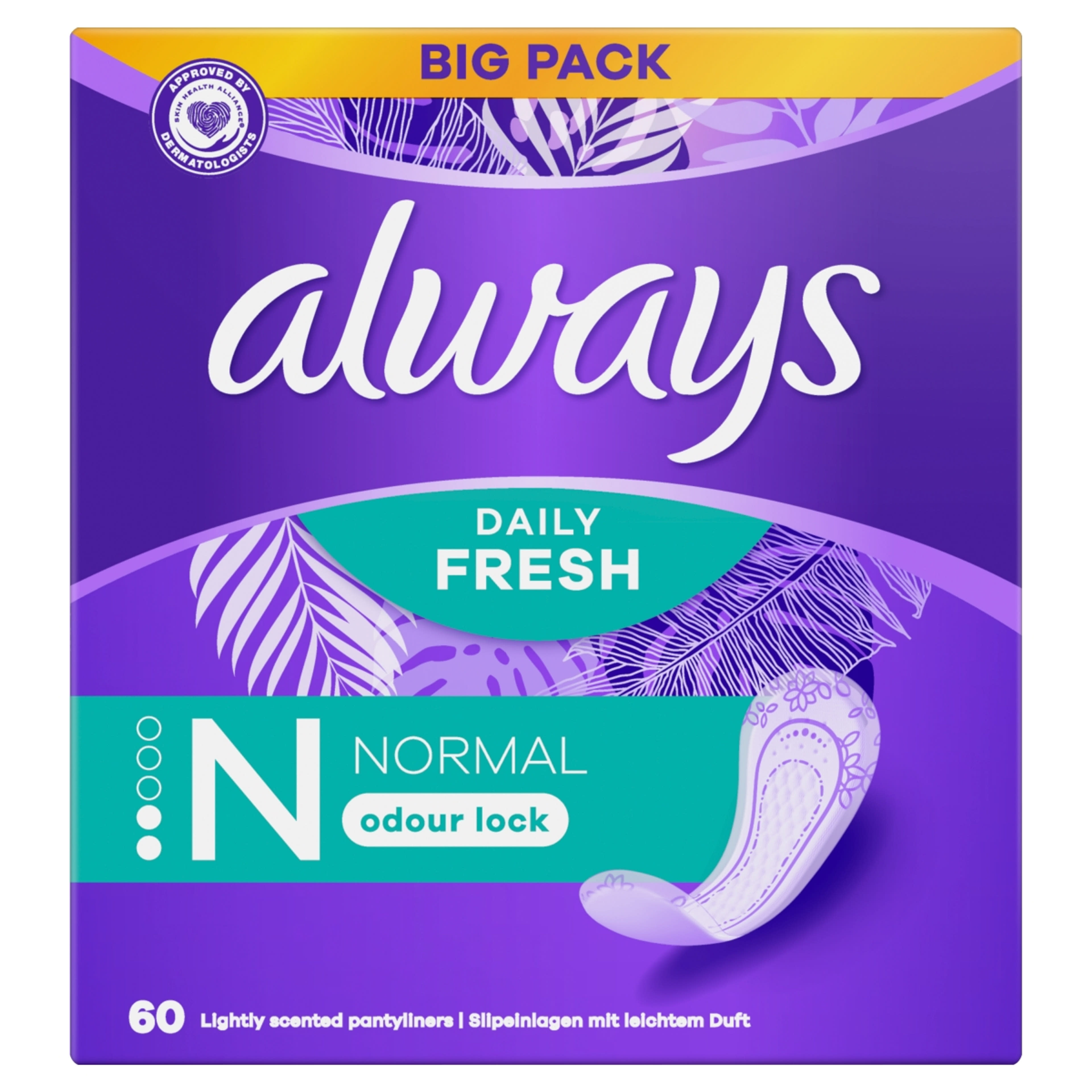 Always Dailies Normal Fresh Protect tisztasági betét - 60 db