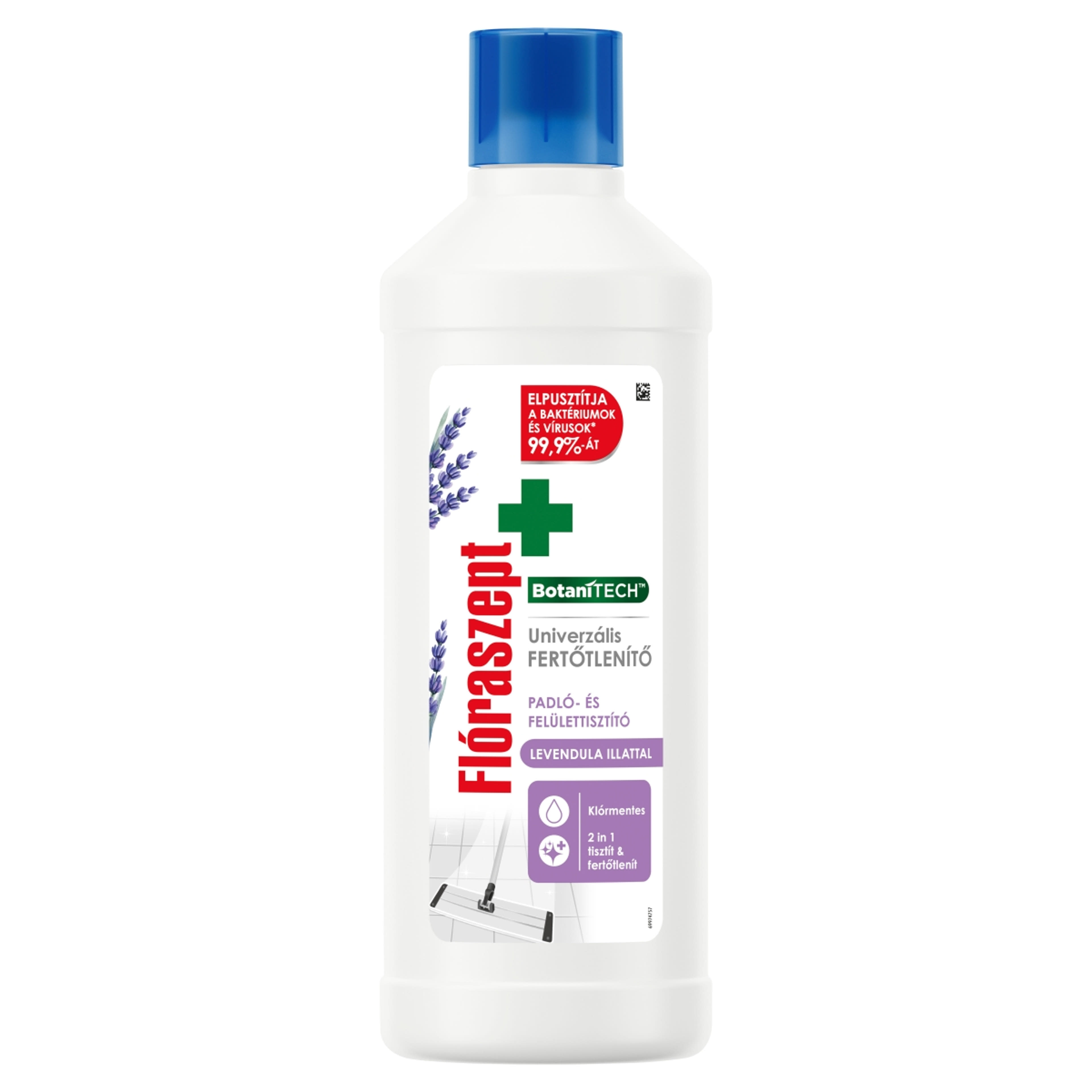 Floraszept Botanitech fertőtlenítő tisztítószer levendulával - 1000 ml-2