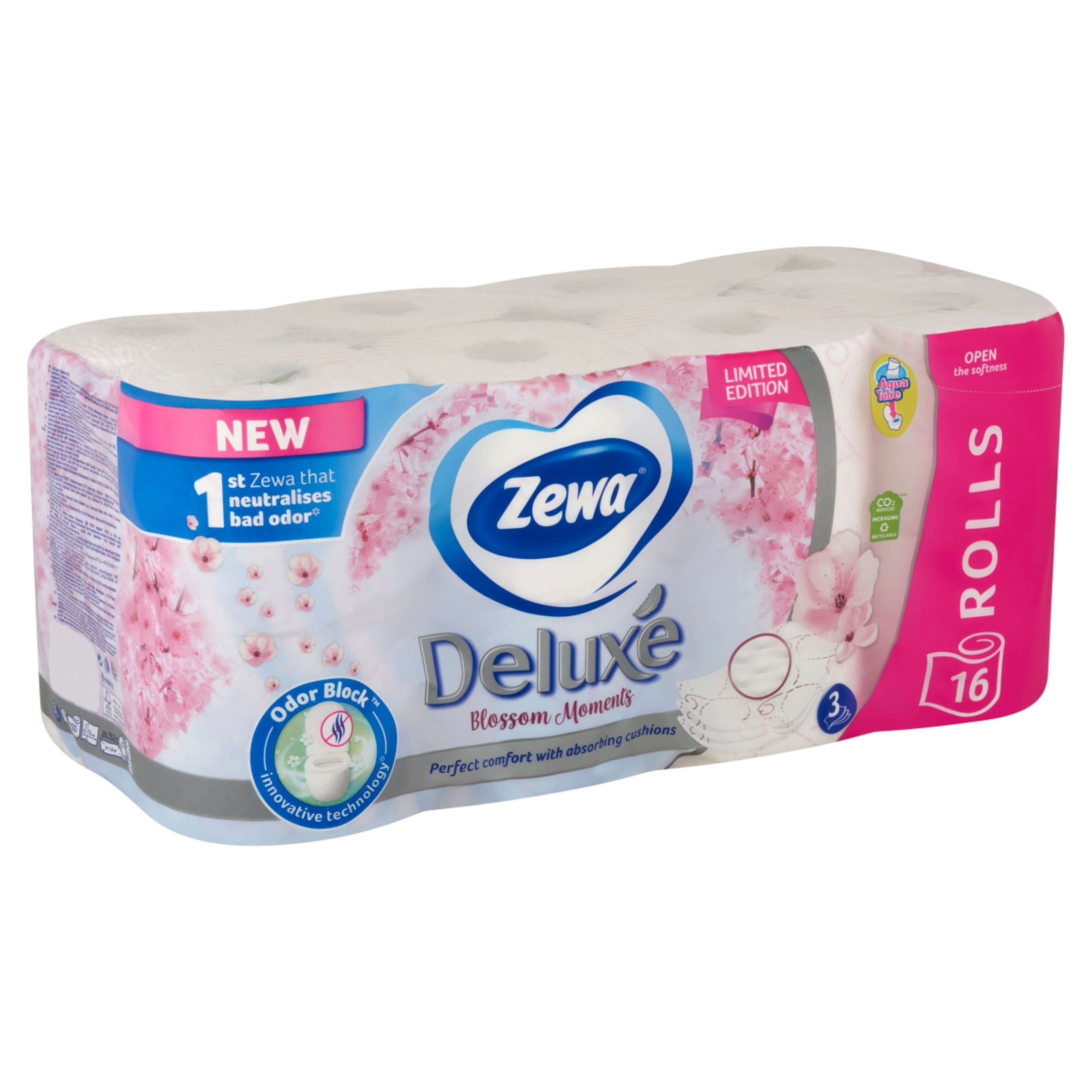 Zewa Deluxe Blossom Moments toalettpapír 3 rétegű - 16 db-2
