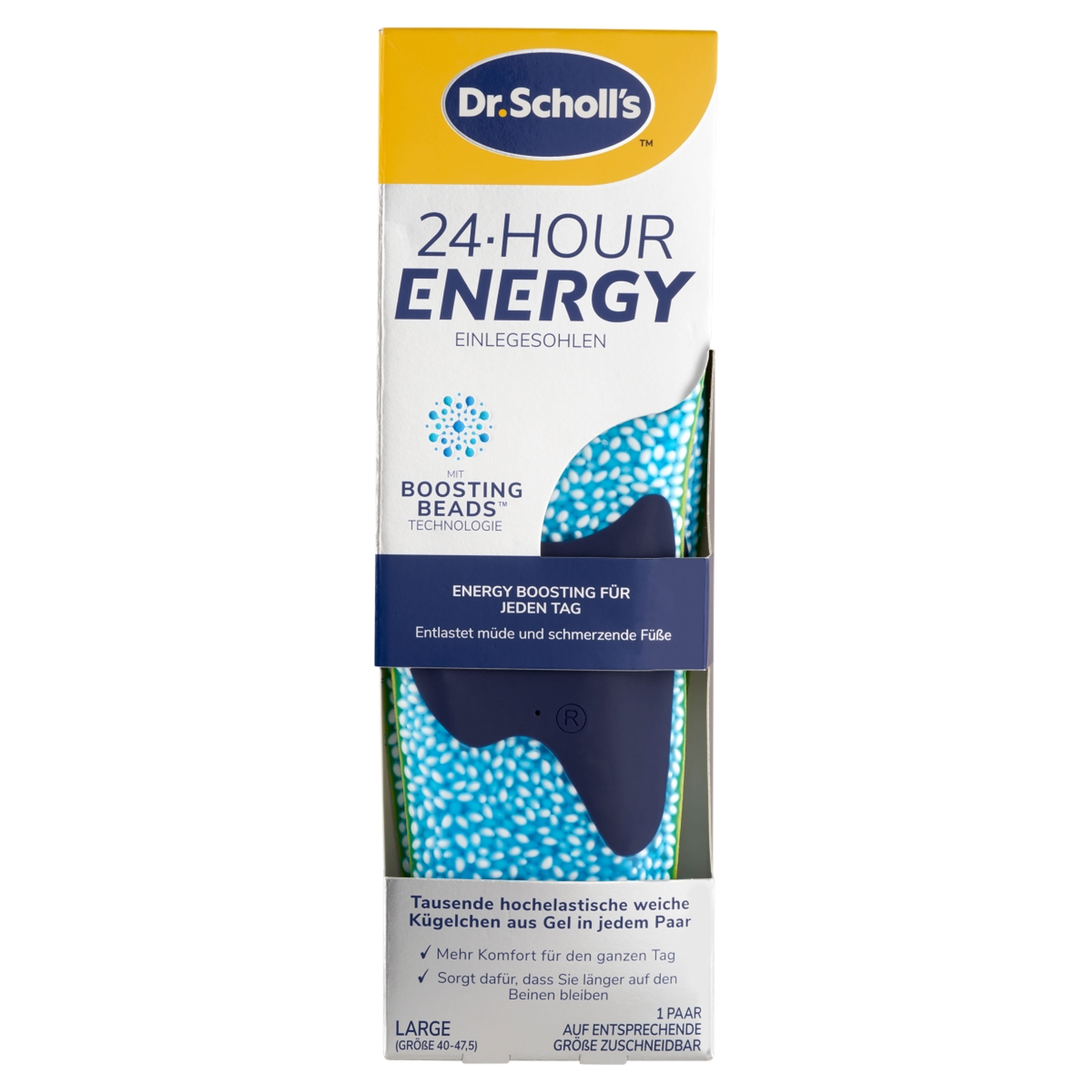 Dr Scholl 24H Energy talpbetét 1 pár, 40-47,5  - 2 db