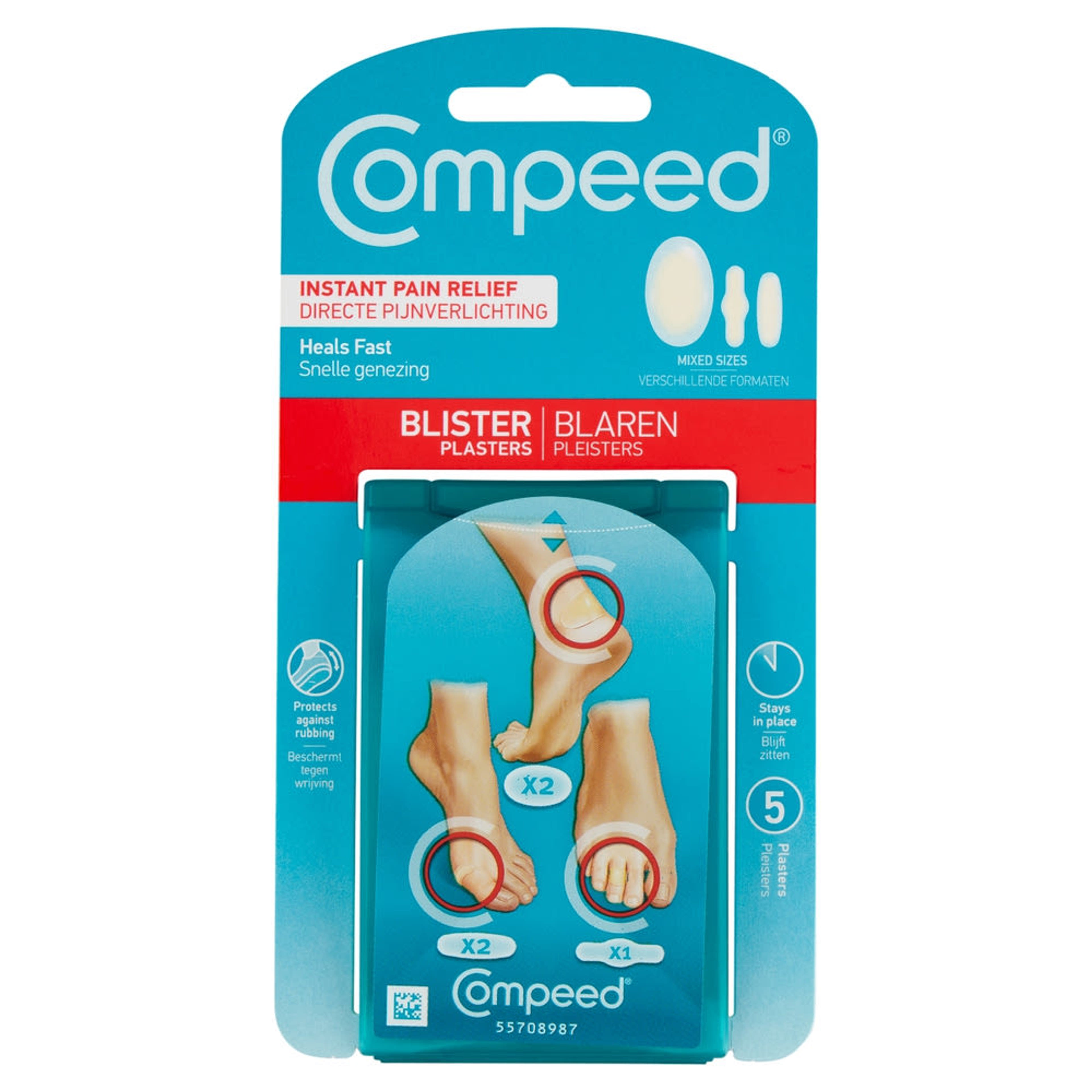 Compeed vízhólyagtapasz vegyes méretben - 5 db