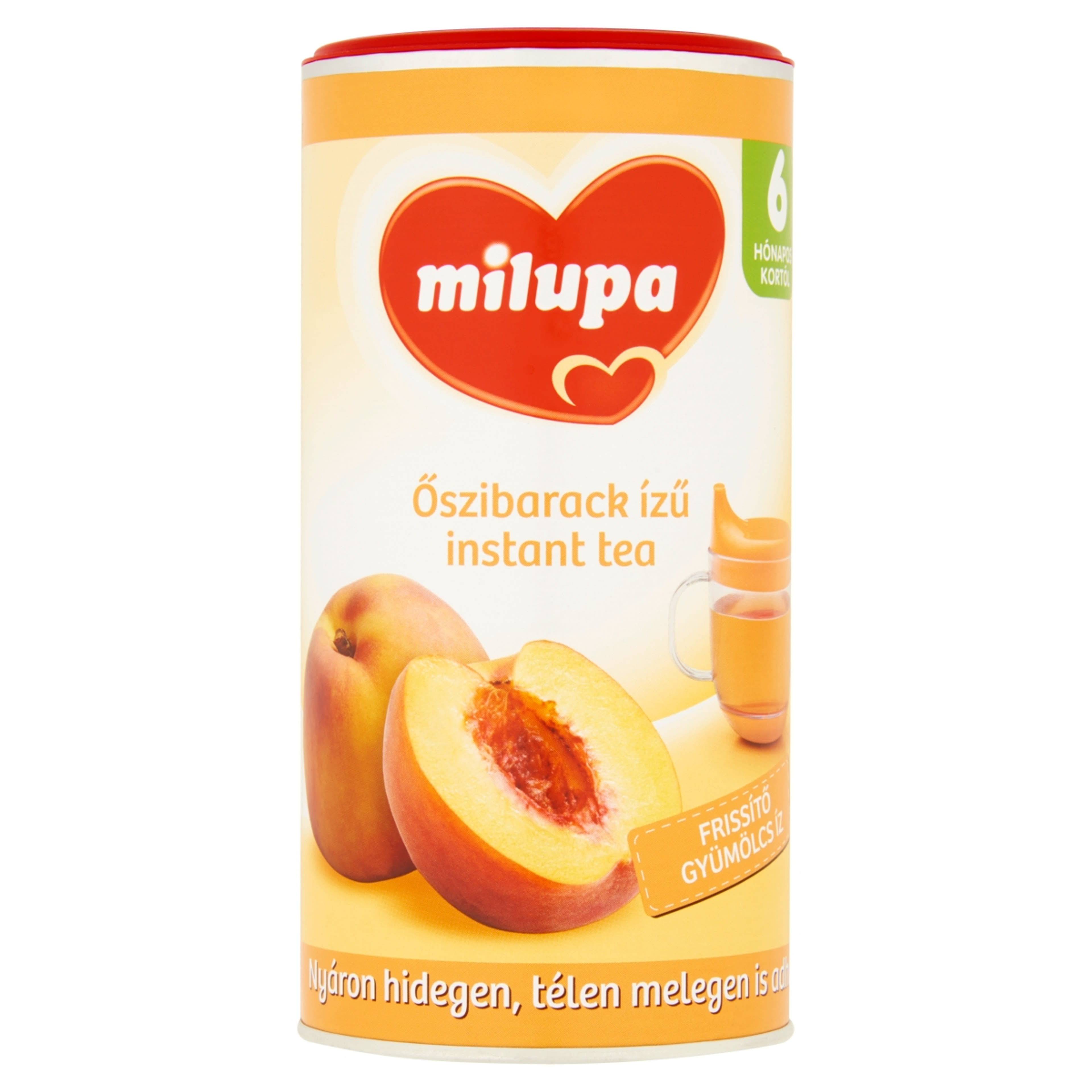 Milupa Instant Tea Őszibarack Ízű 6 Hónapos Kortól - 200 g-1