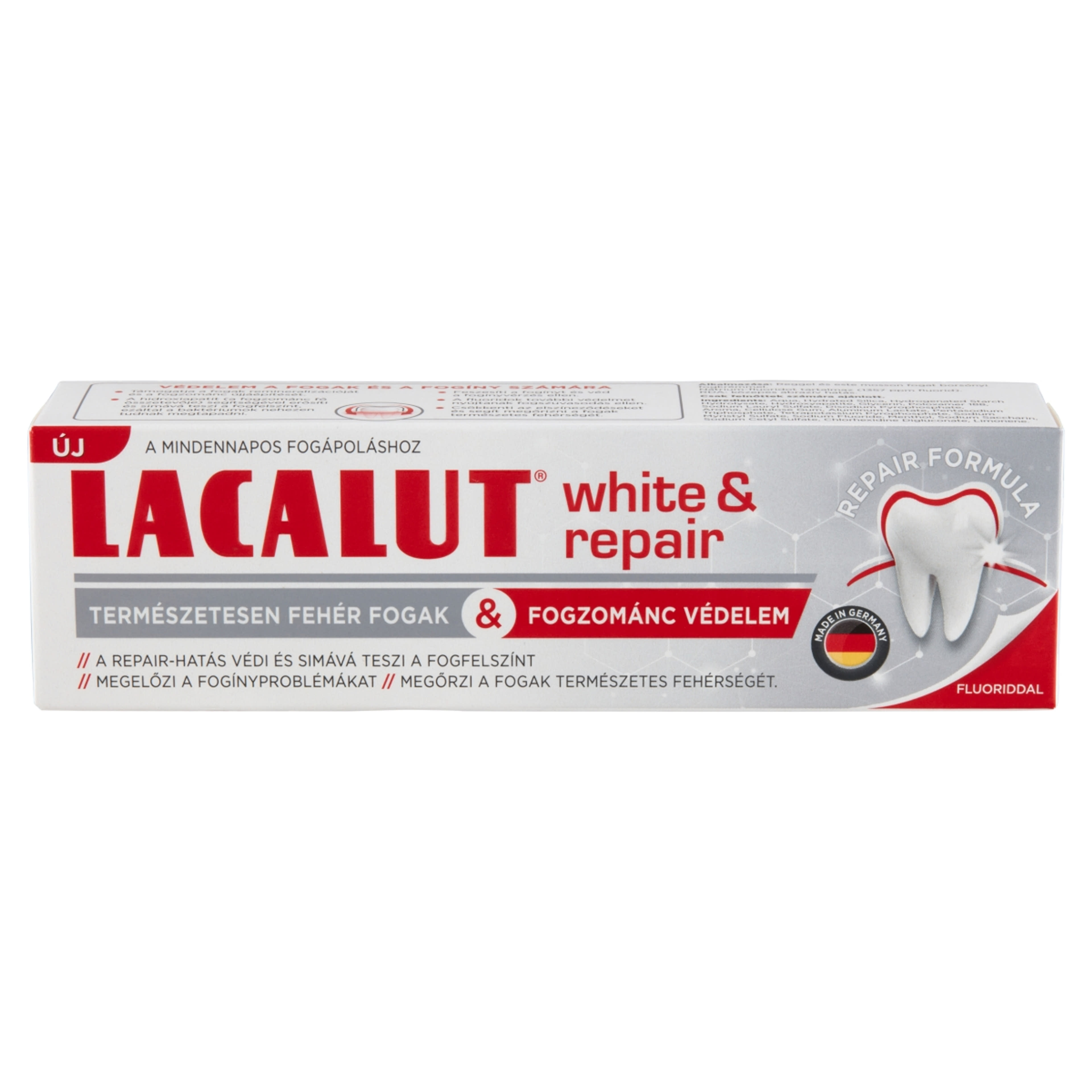 Lacalut White & Repair fogkrém - 75 ml-2