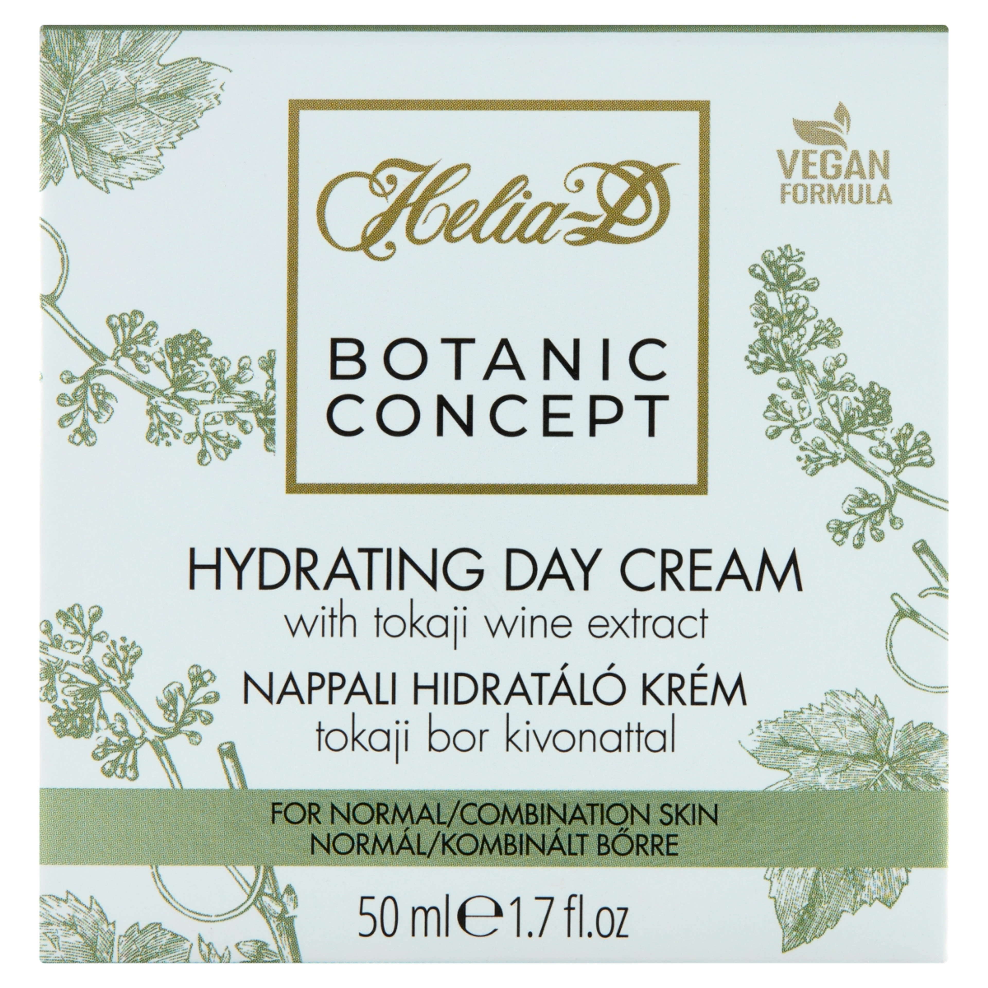 Helia-D Botanic Concept Tokaji Aszús Hidratáló nappali arckrém normál és kombinált  bőrre - 50 ml-1